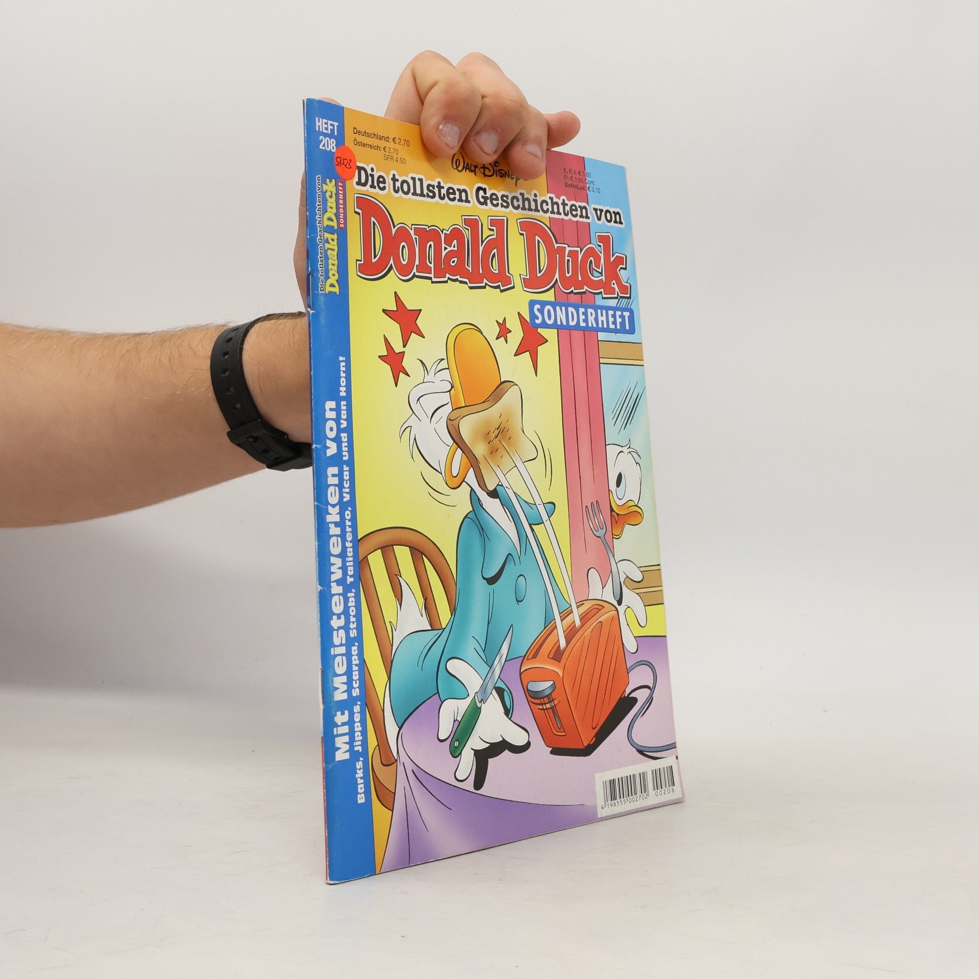 Various authors Die tollsten Geschichten von Donald Duck. Heft 208