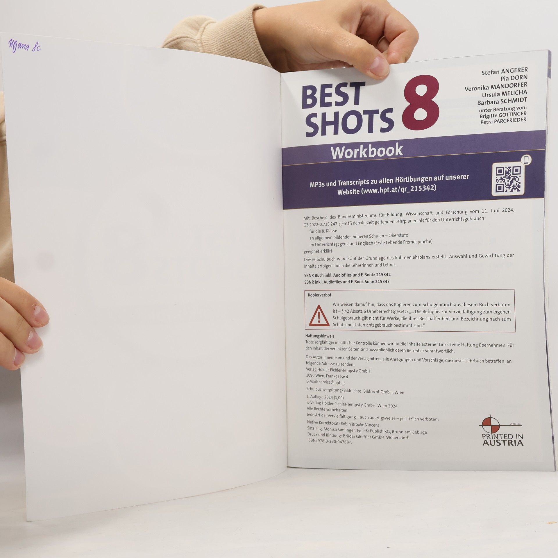 kolektiv Best Shots AHS 8, Workbook