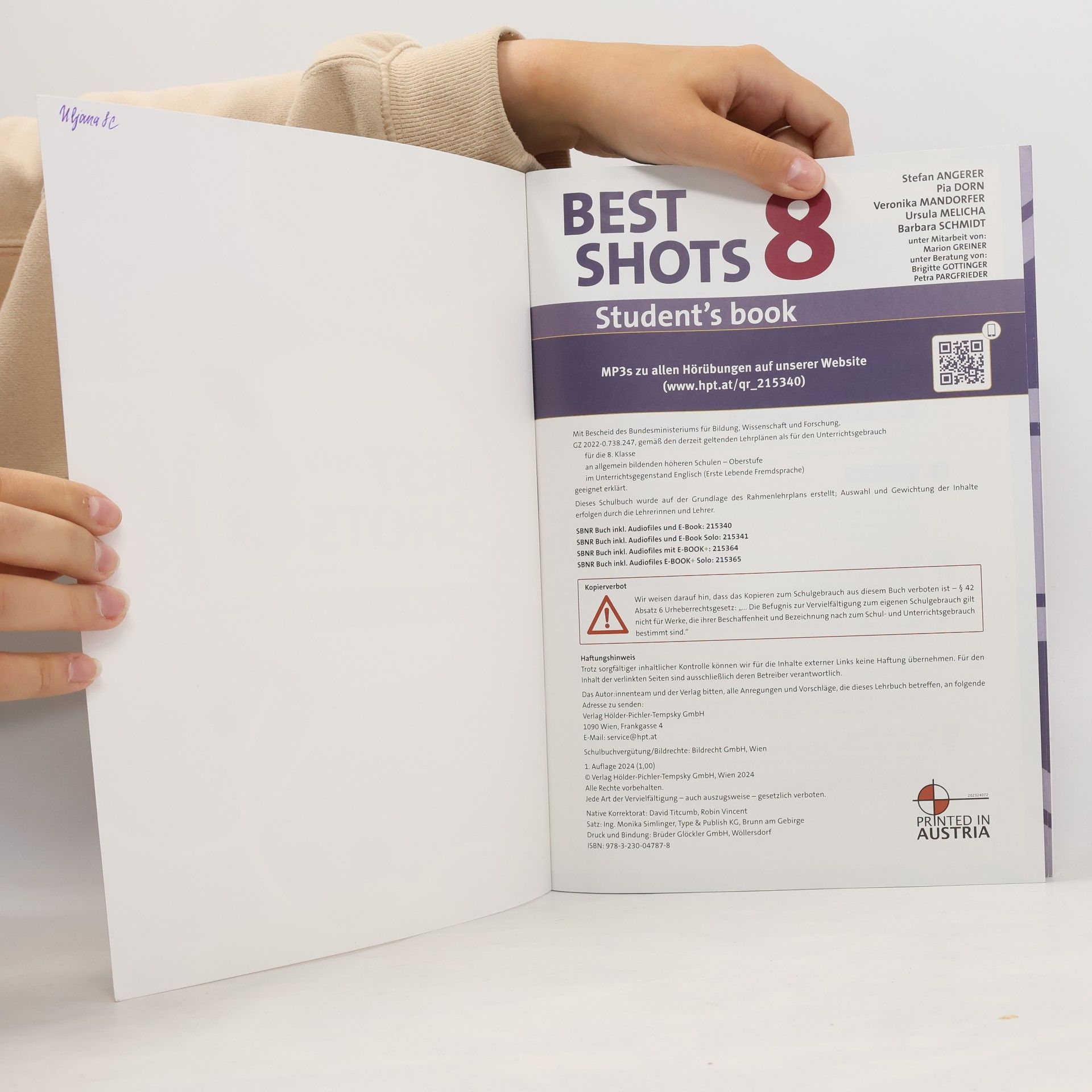 kolektiv Best Shots AHS. Student's book 8
