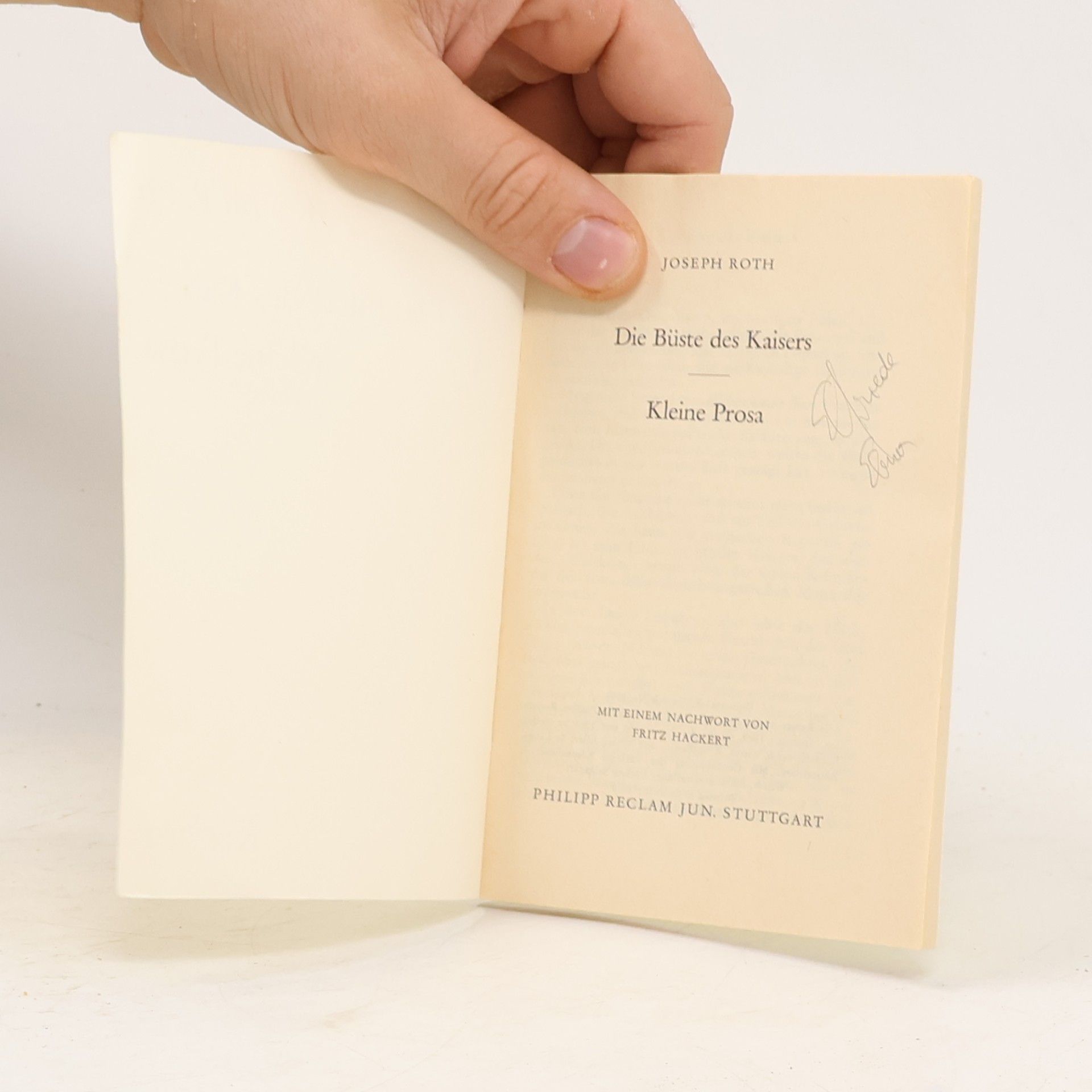 Joseph Roth Die Büste des Kaisers. Kleine Prosa
