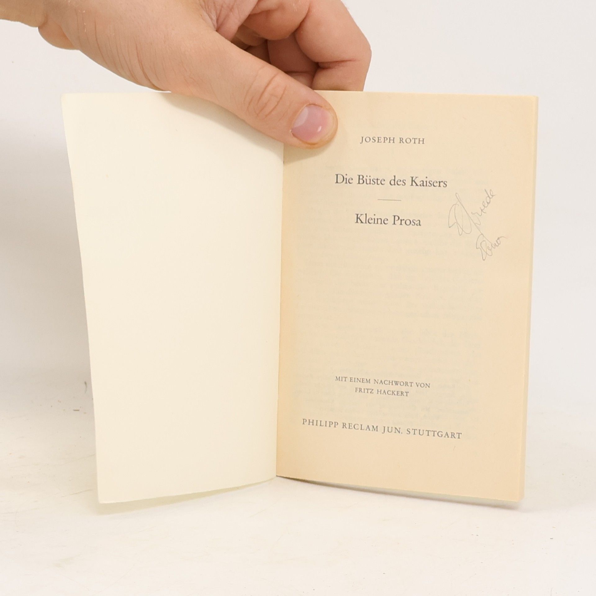 Joseph Roth Die Büste des Kaisers. Kleine Prosa