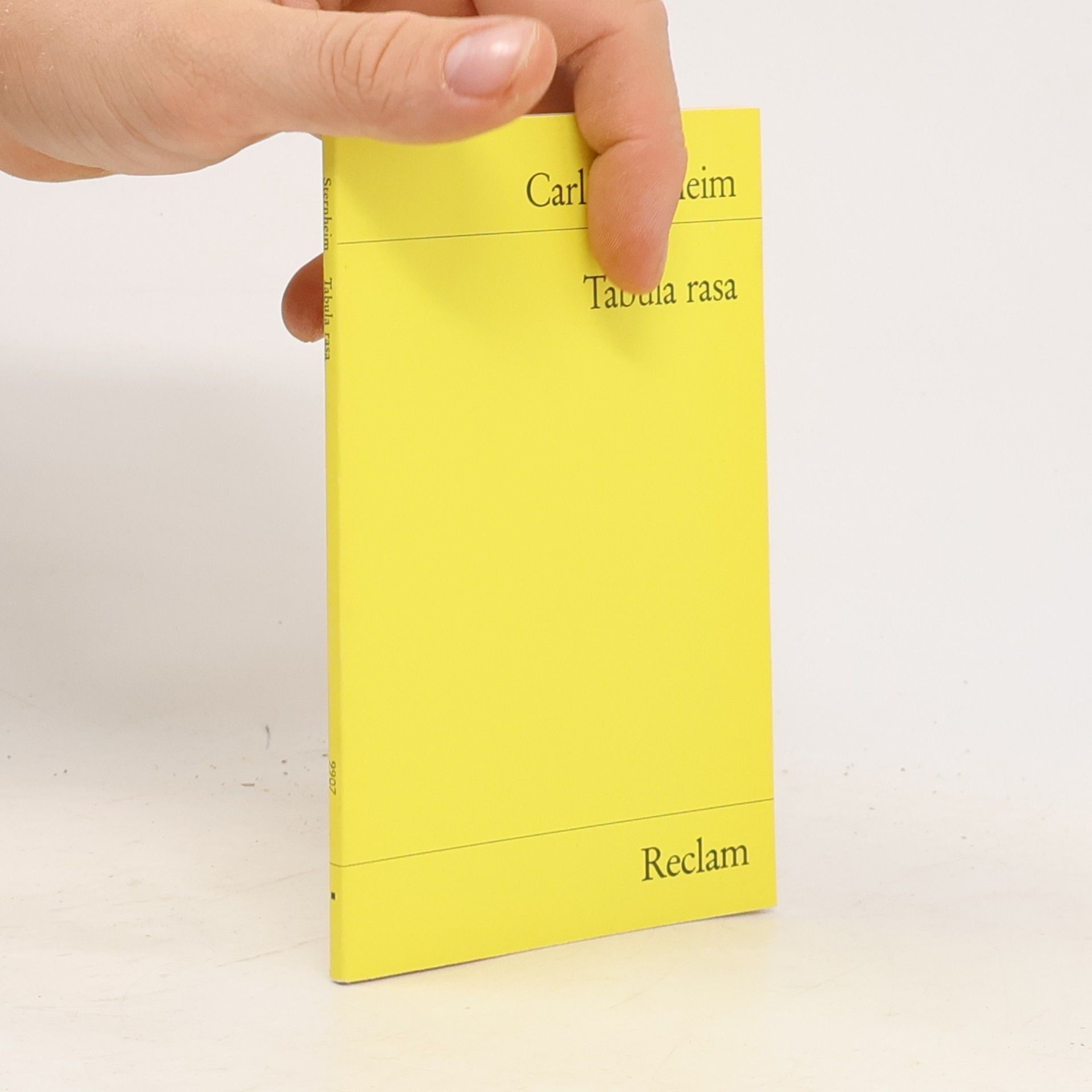 Carl Sternheim Tabula Rasa