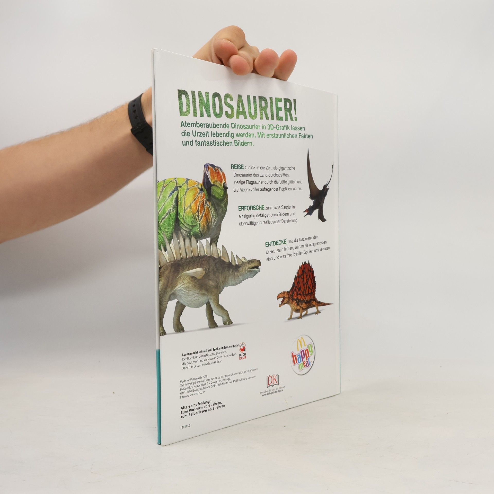 kolektiv Dinosaurier. Happy Meal Sonderausgabe