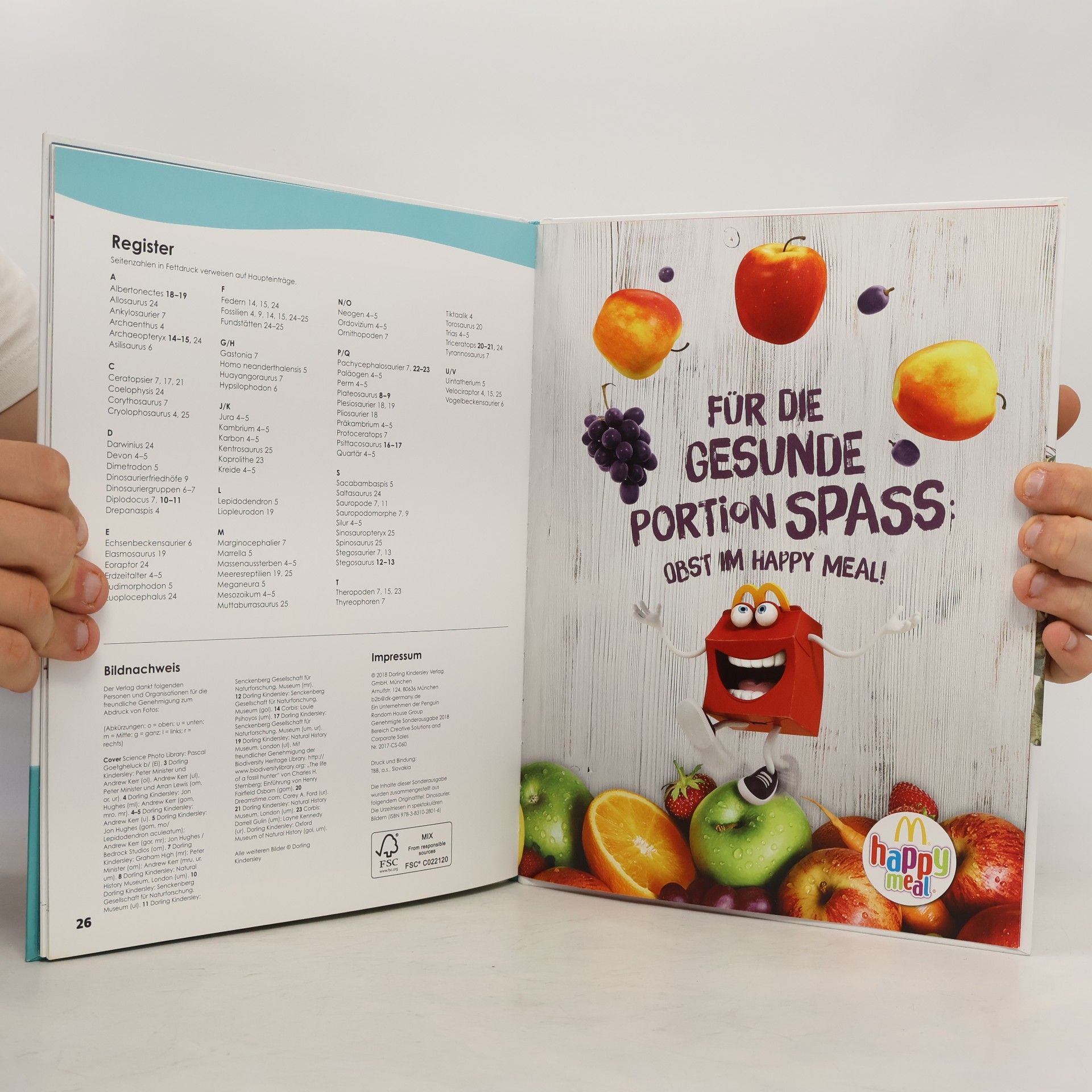 kolektiv Dinosaurier. Happy Meal Sonderausgabe