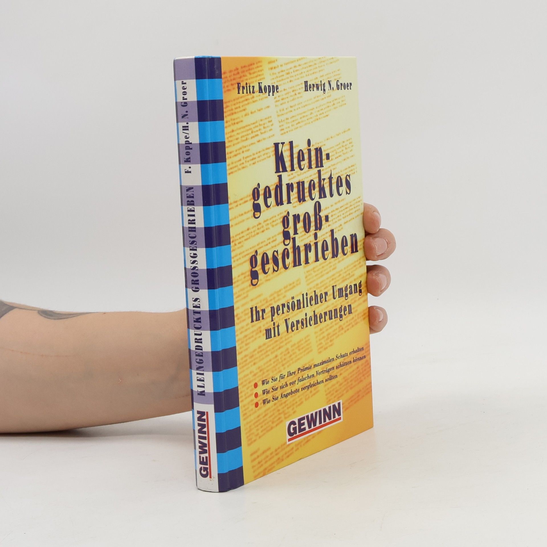 Herwig N. Groer Kleingedrucktes großgeschrieben