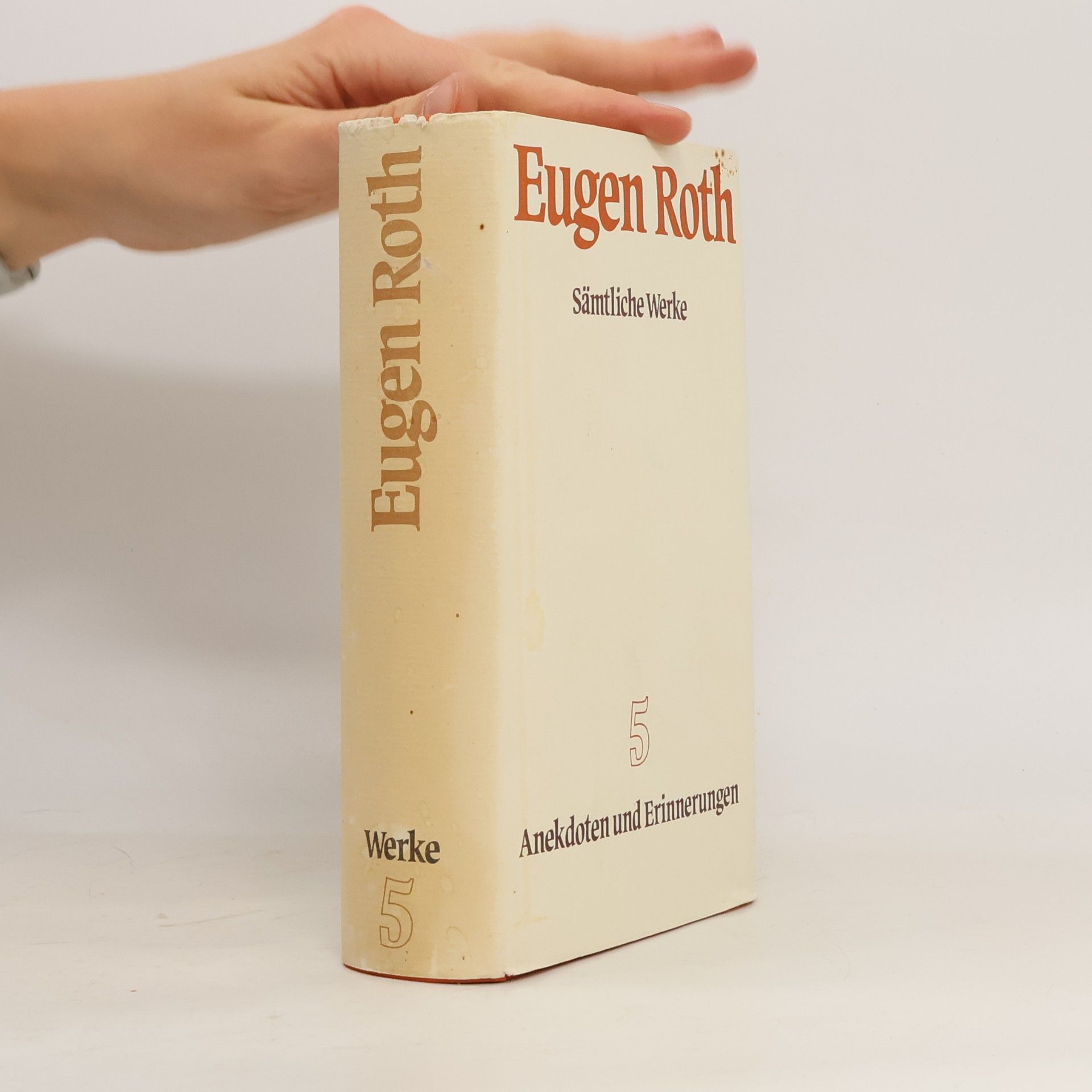 Sämtliche Werke 5. Anekdoten und Erinnerungen
