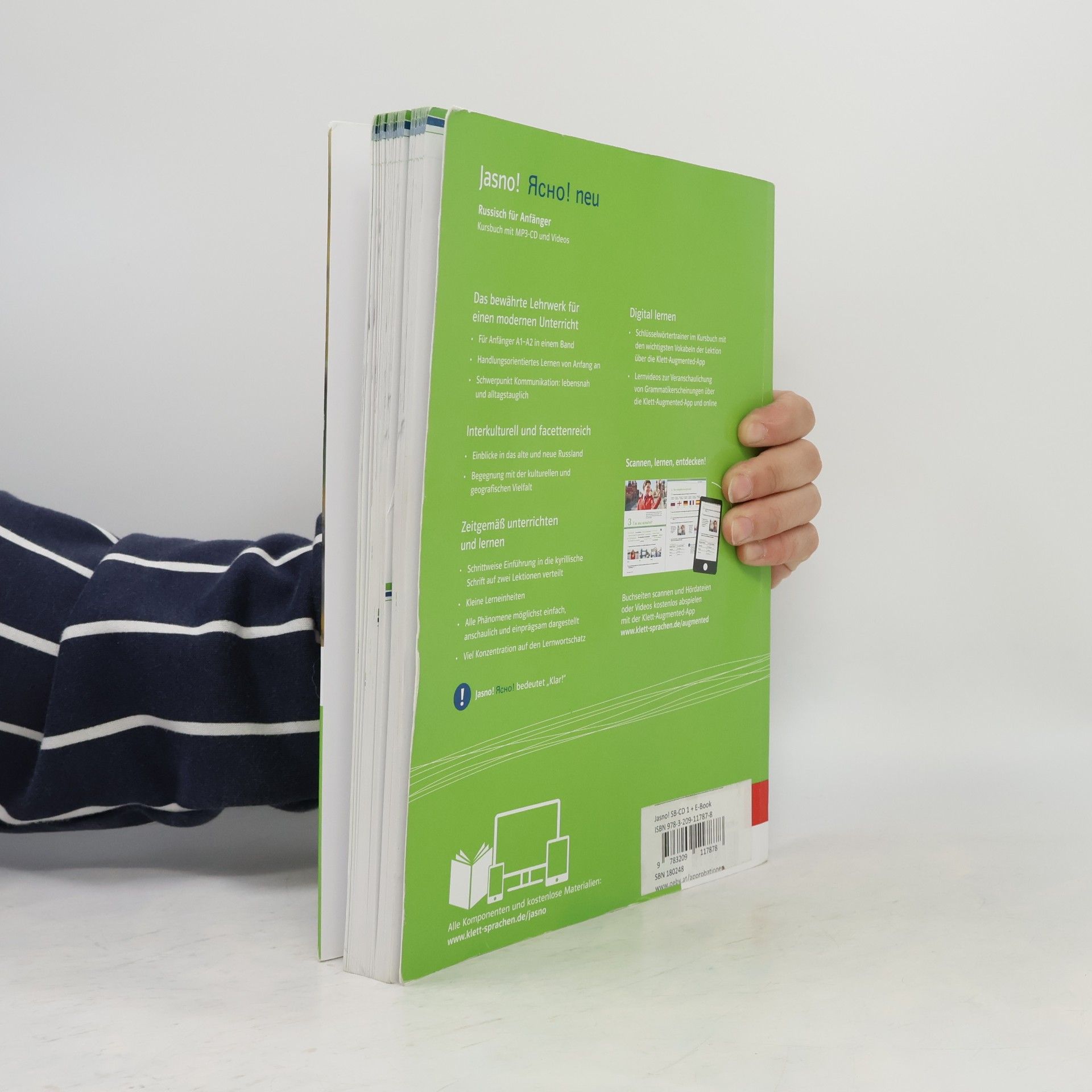 Monika Brosch Jasno! neu A1-A2. Russisch für Anfänger, Kursbuch mit MP3-CD und Videos + E-Book