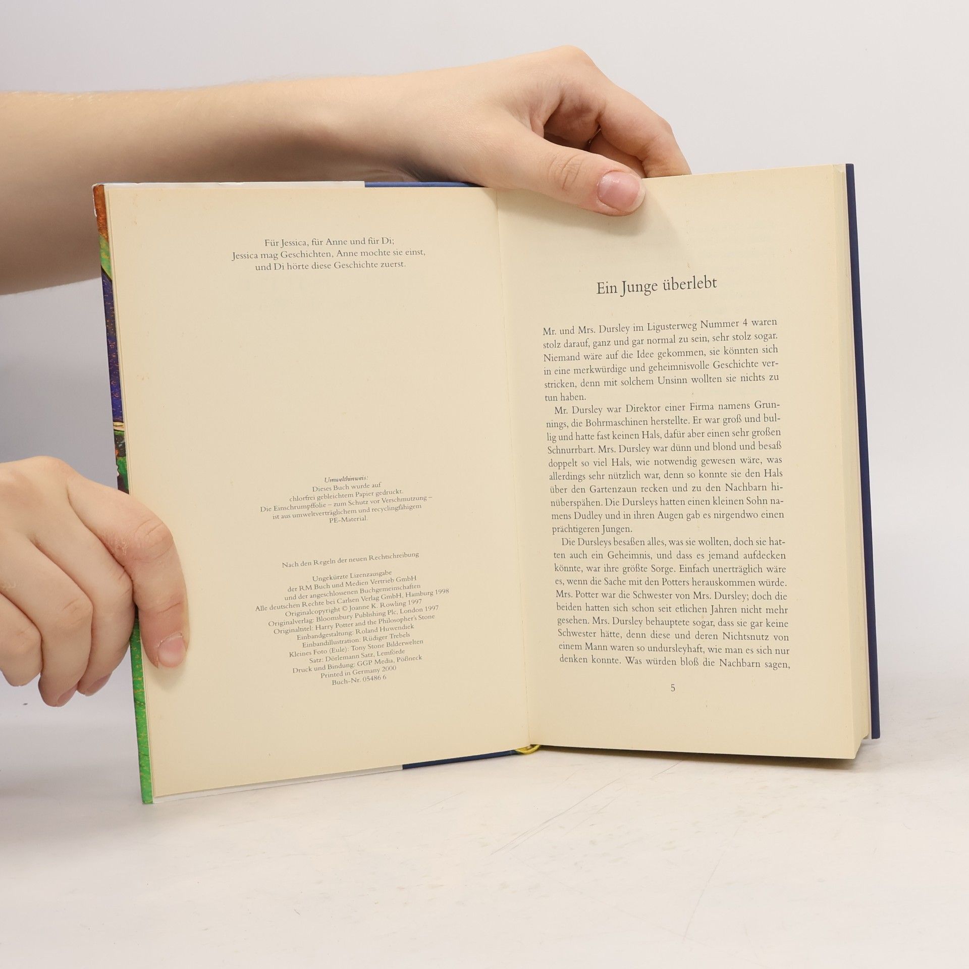 J. K. Rowling Harry Potter und der Stein der Weisen