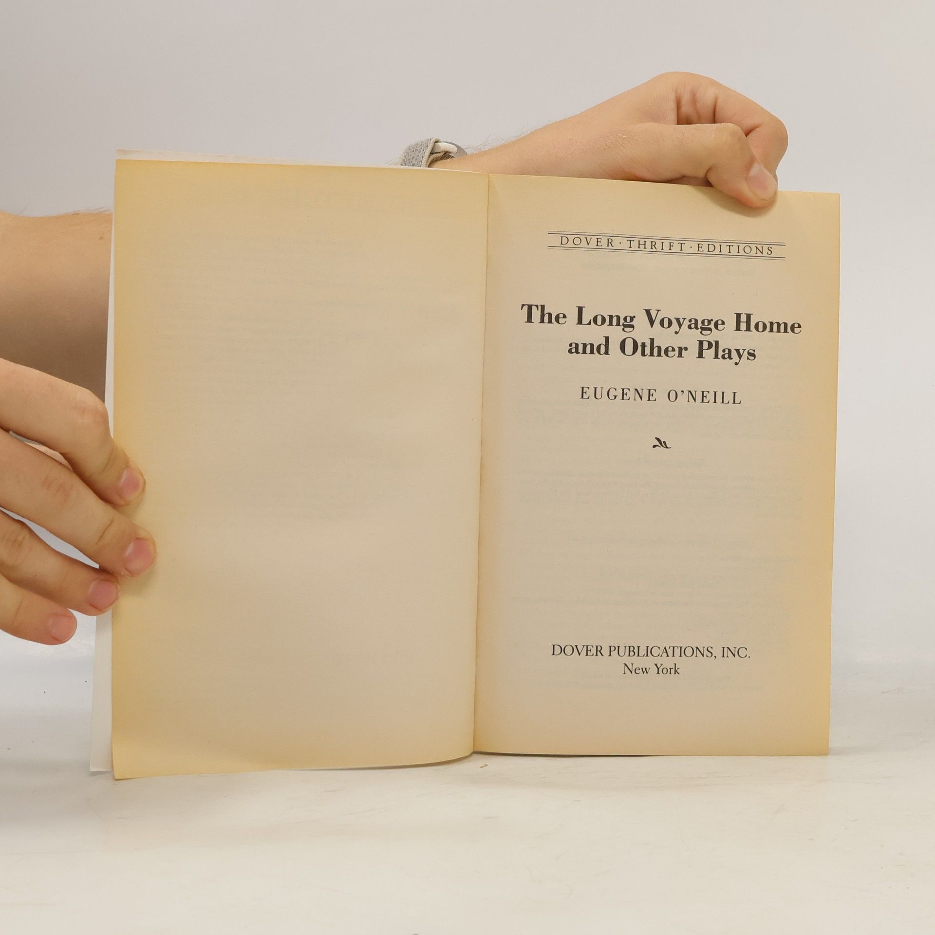 Eugene O´Neill Dover Thrift Editions: The Long Voyage Home and Other Plays - Unabridged