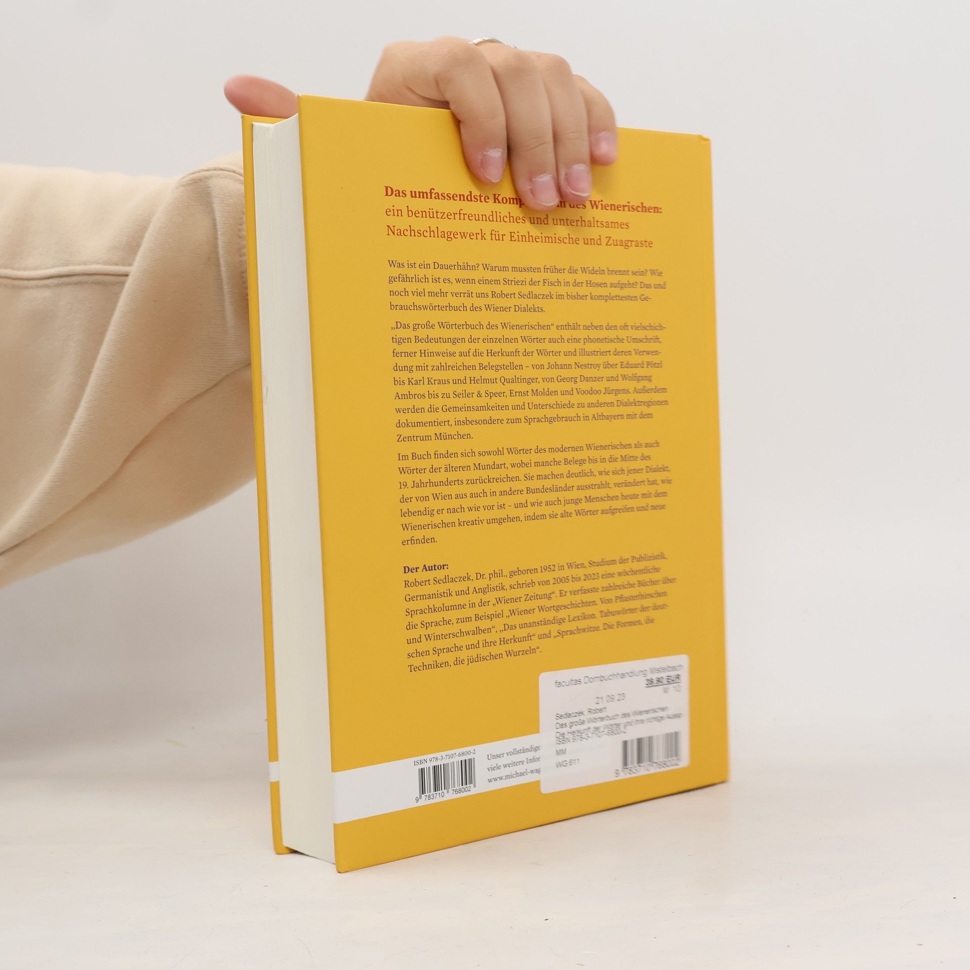 Robert Sedlaczek Das große Wörterbuch des Wienerischen