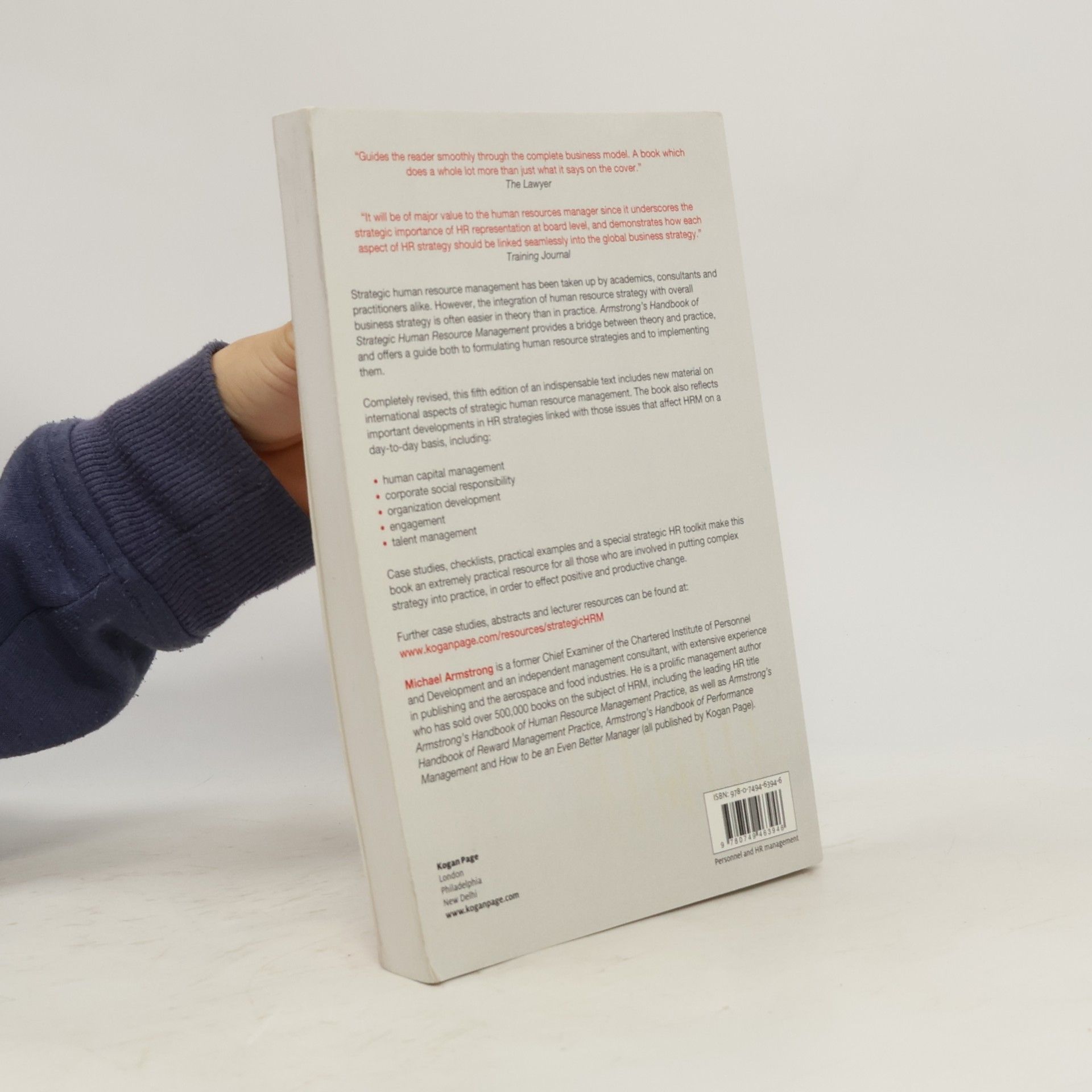 Michael Armstrong Armstrong's Handbook of Strategic Human Resource Management