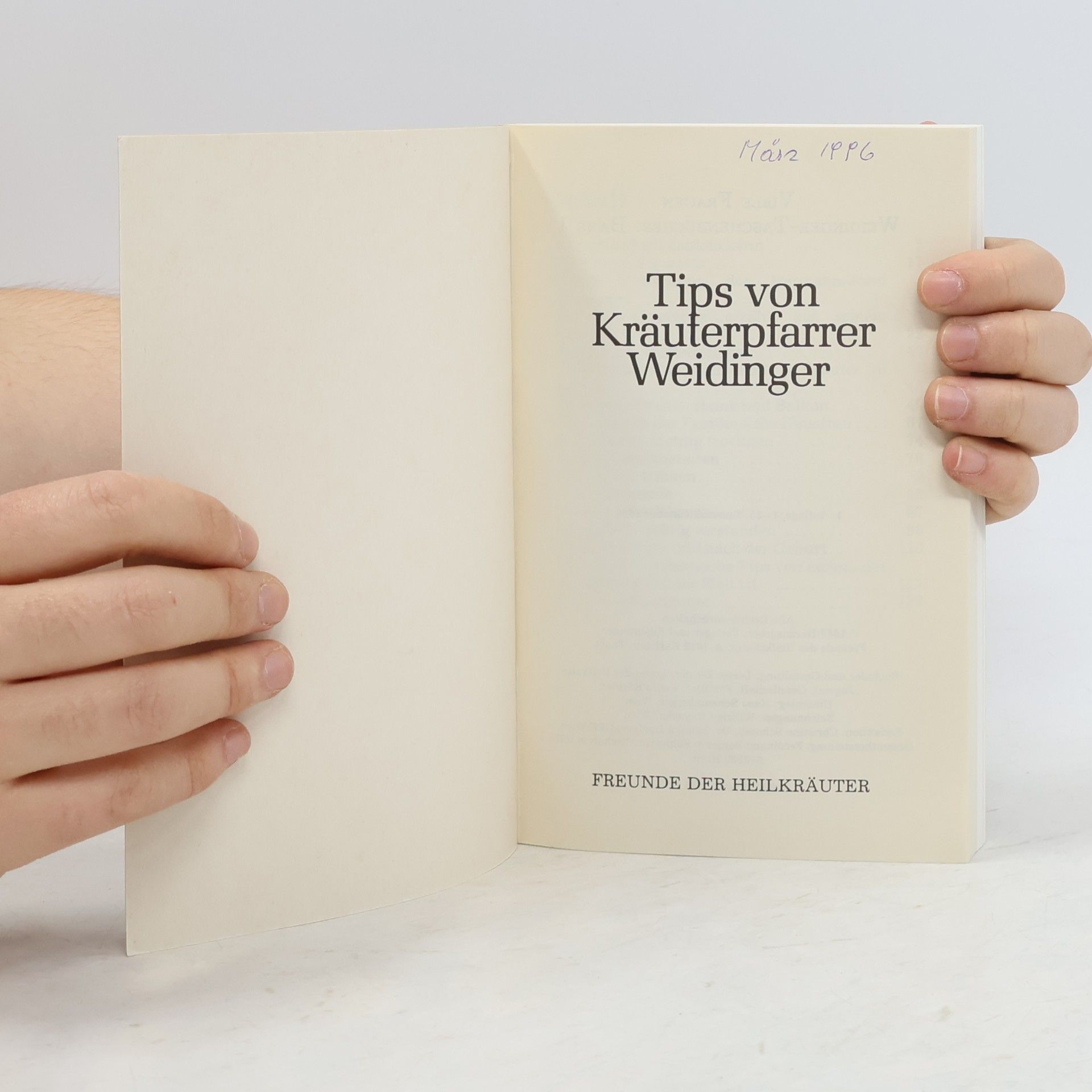 Hermann Josef Weidinger Tips von Kräuterpfarrer Weidinger