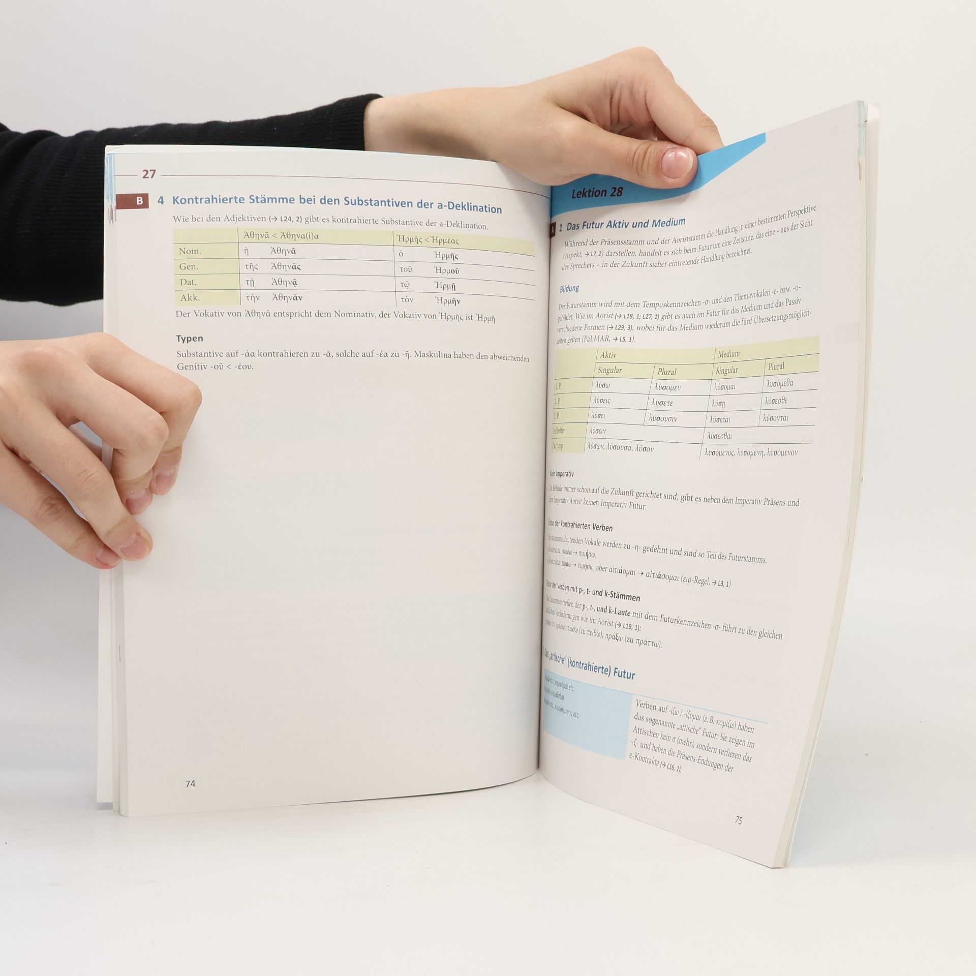 kolektiv Kantharos. Begleitgrammatik ab 8./9. Klasse bis incl. Universität
