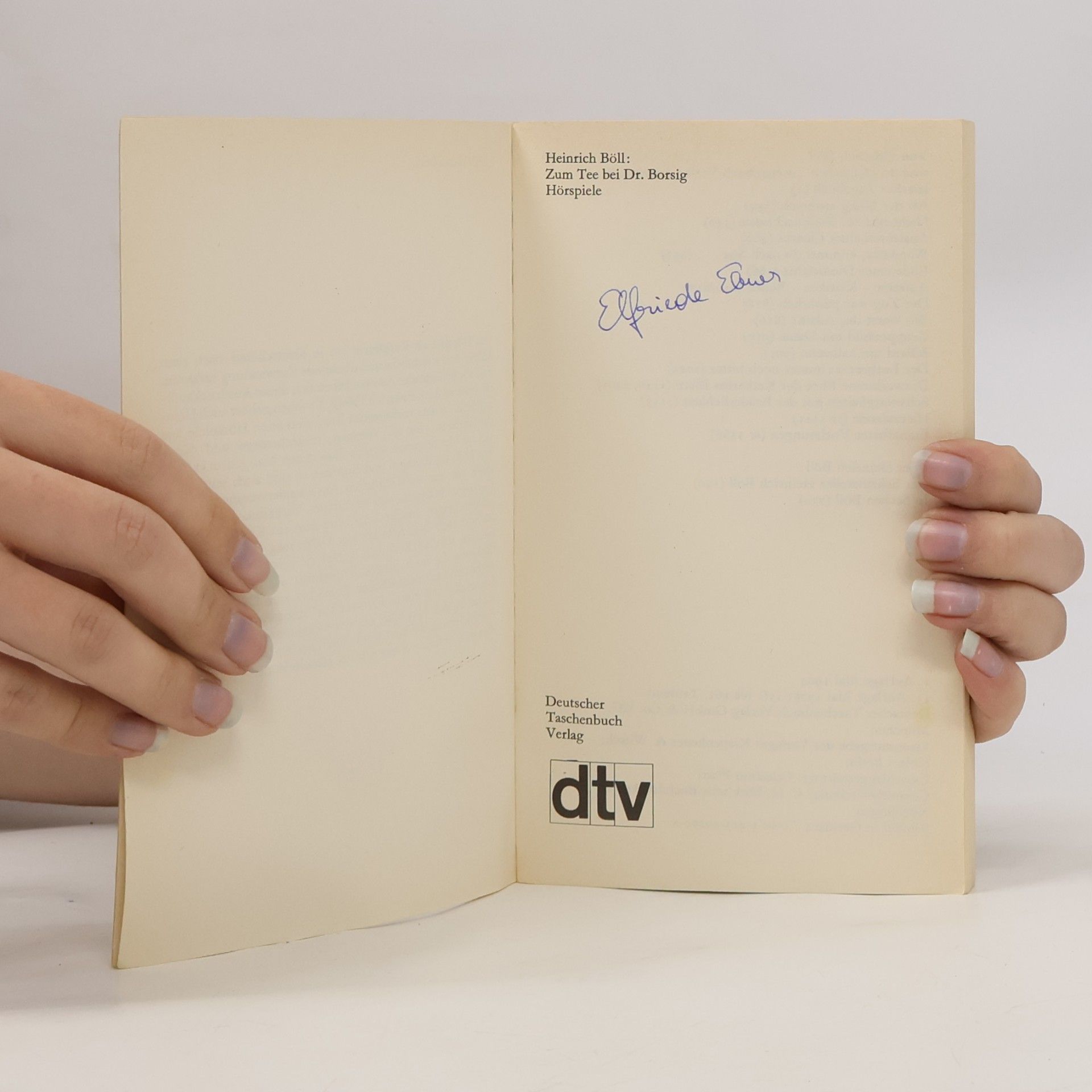 Heinrich Böll Zum Tee bei Dr.Borsig Horspiele