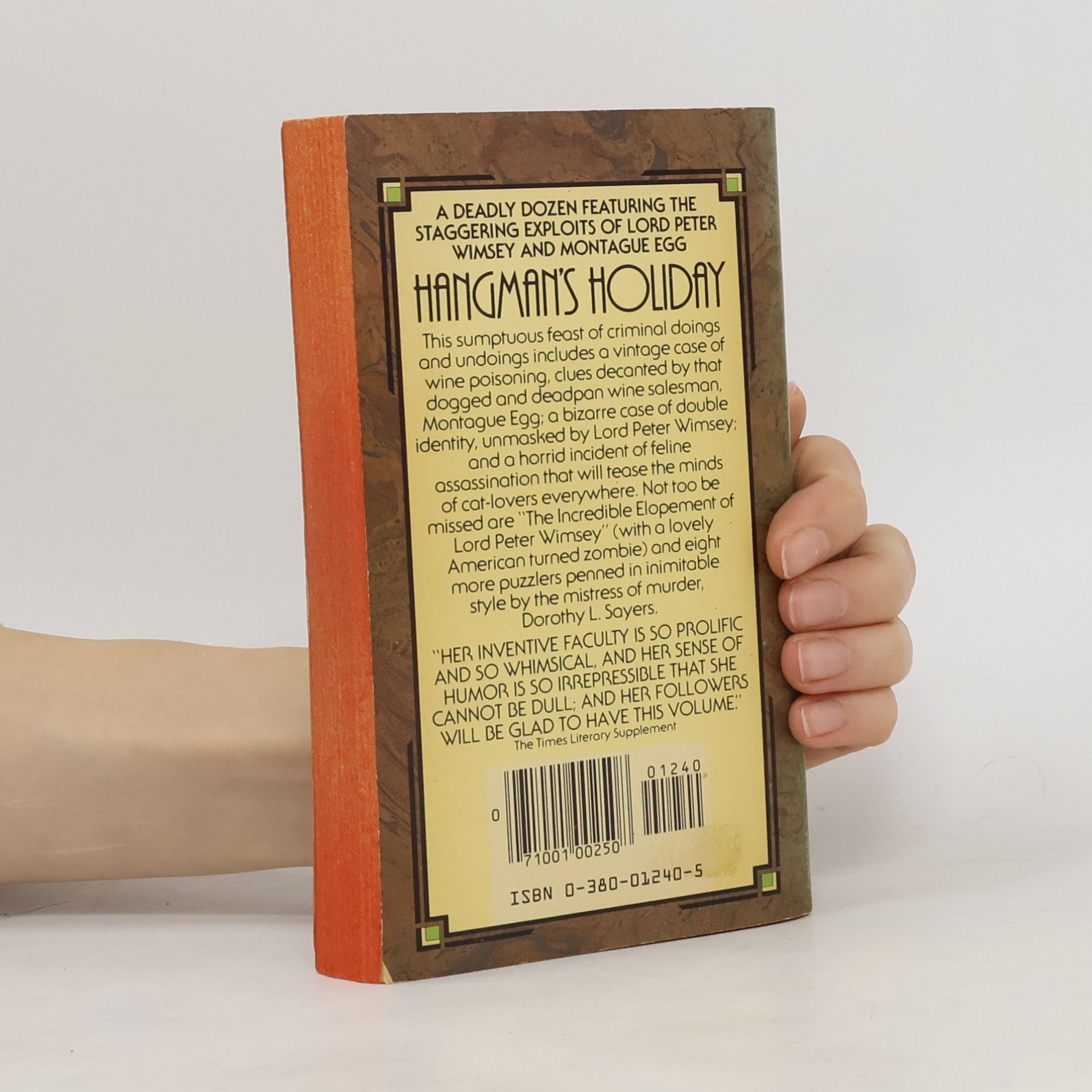 Dorothy Leigh Sayers Hangman's Holiday