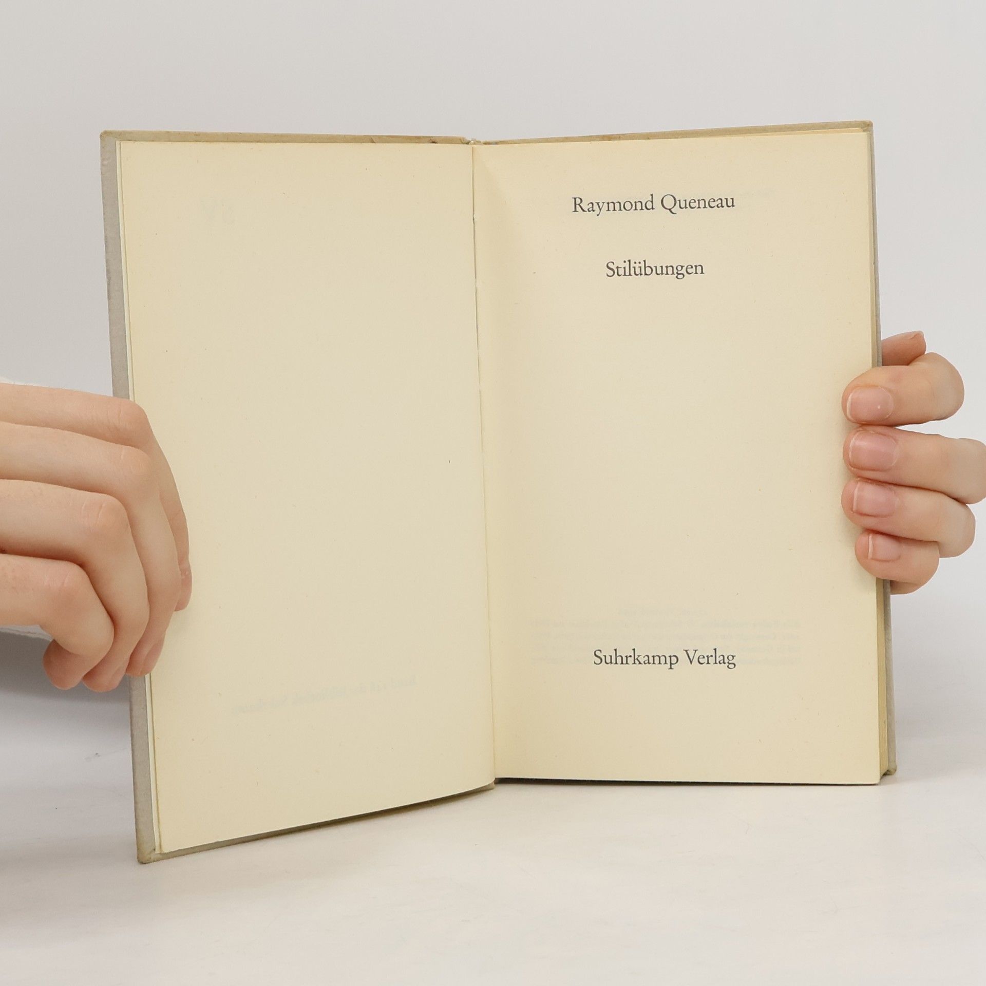 Raymond Queneau Stilübungen