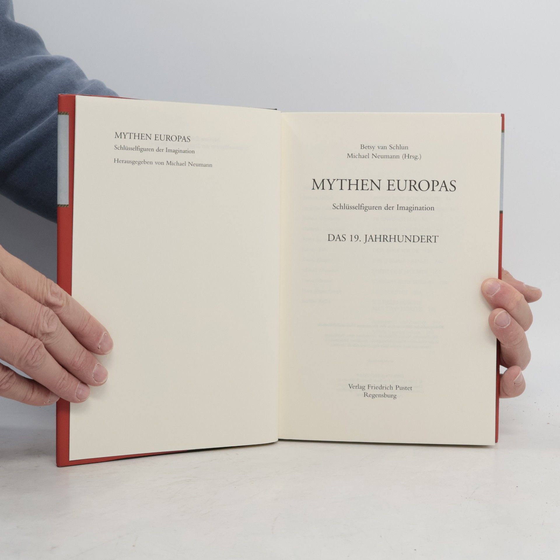 Betsy van Schlun Mythen Europas - 6: Schlüsselfiguren der Imagination