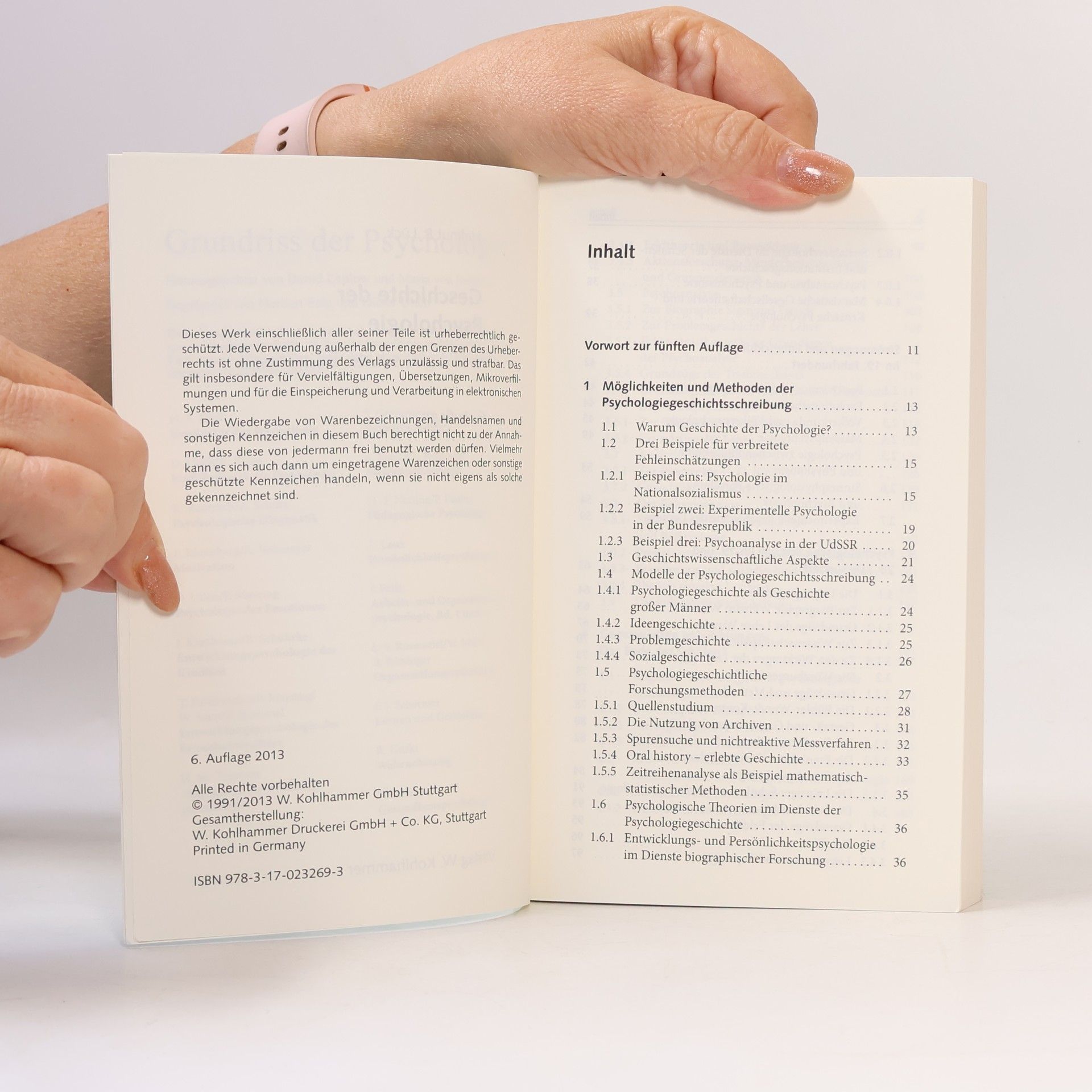 Helmut E. Lück Grundriss der Psychologie - 1: Geschichte der Psychologie