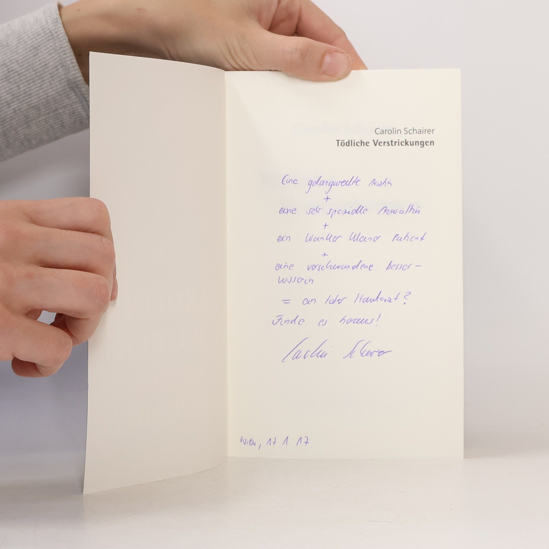 Carolin Schairer Tödliche Verstrickungen