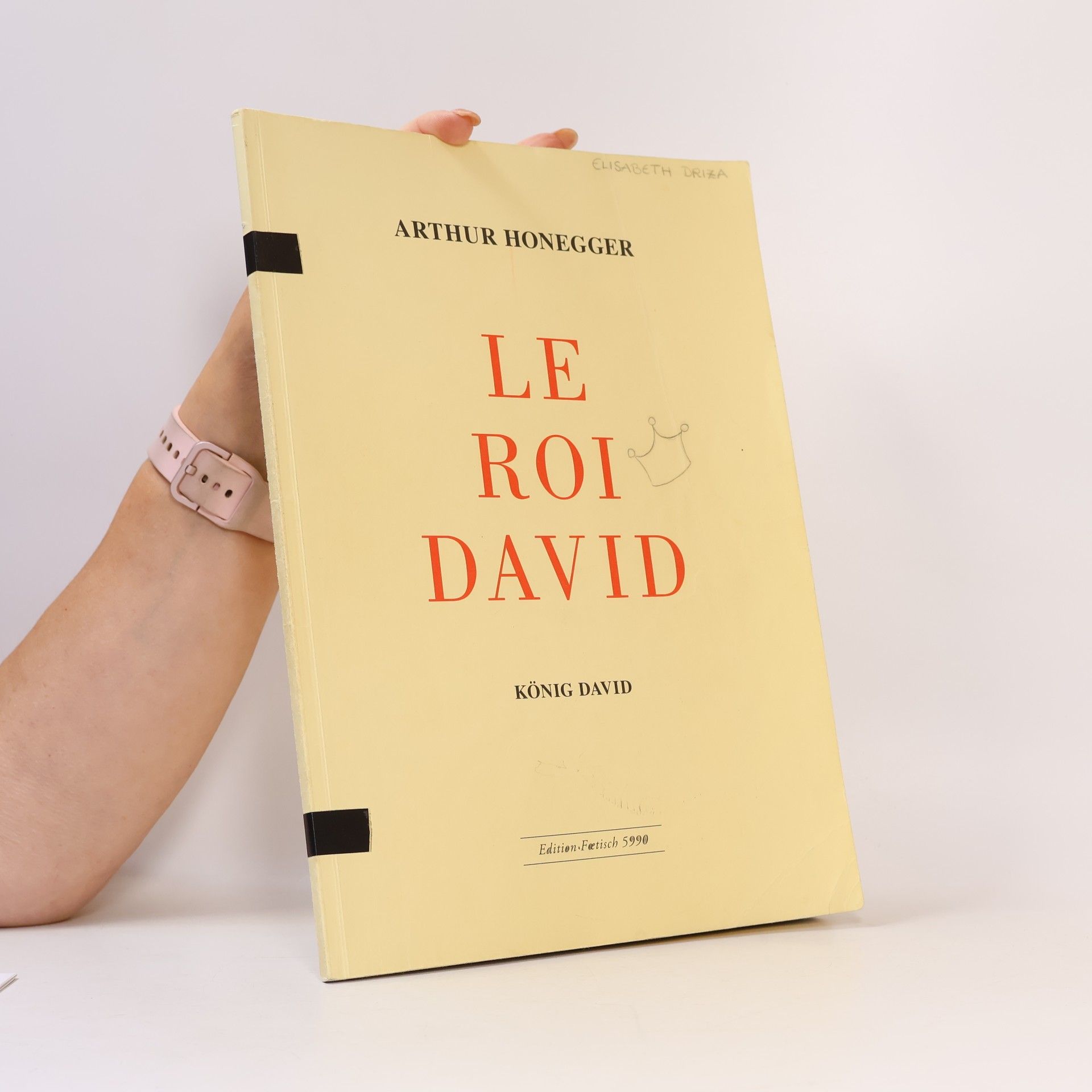 Various authors Arthur Honegger-Le roi david-BOOK