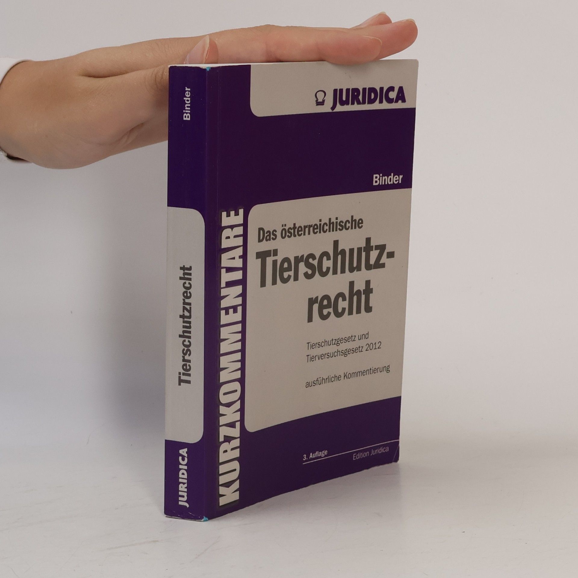 Regina Binder Das österreichische Tierschutz- und Tierversuchsrecht