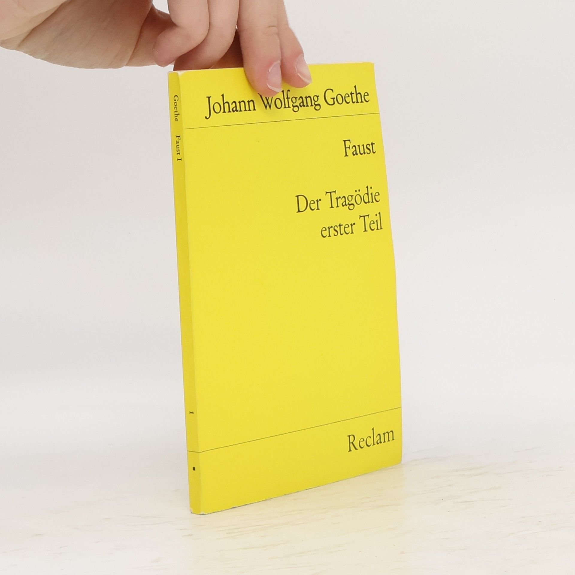 Johann Wolfgang von Goethe Faust : der Tragödie Erster teil