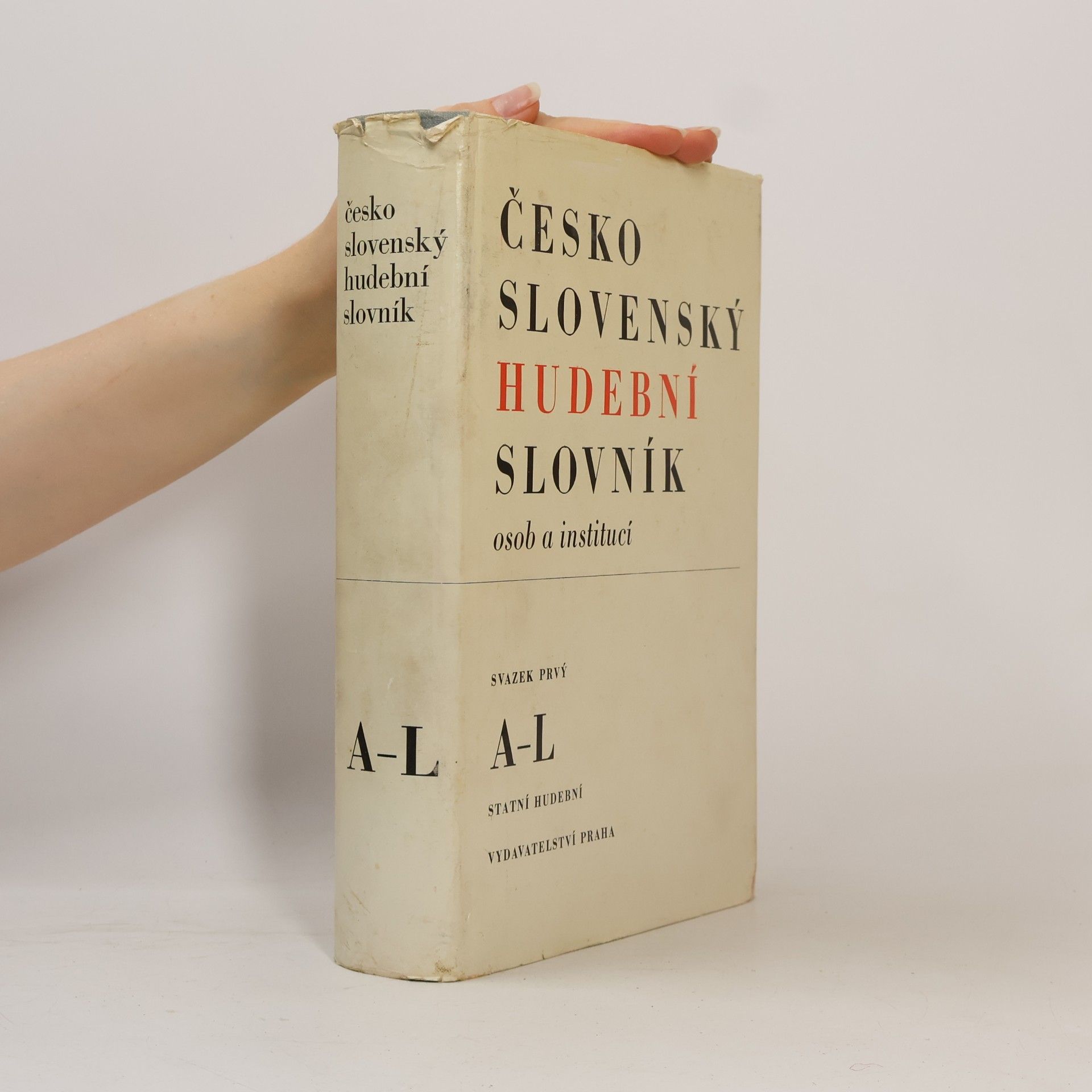 Collectif d'auteurs Československý hudební slovník osob a institucí 1. A-L