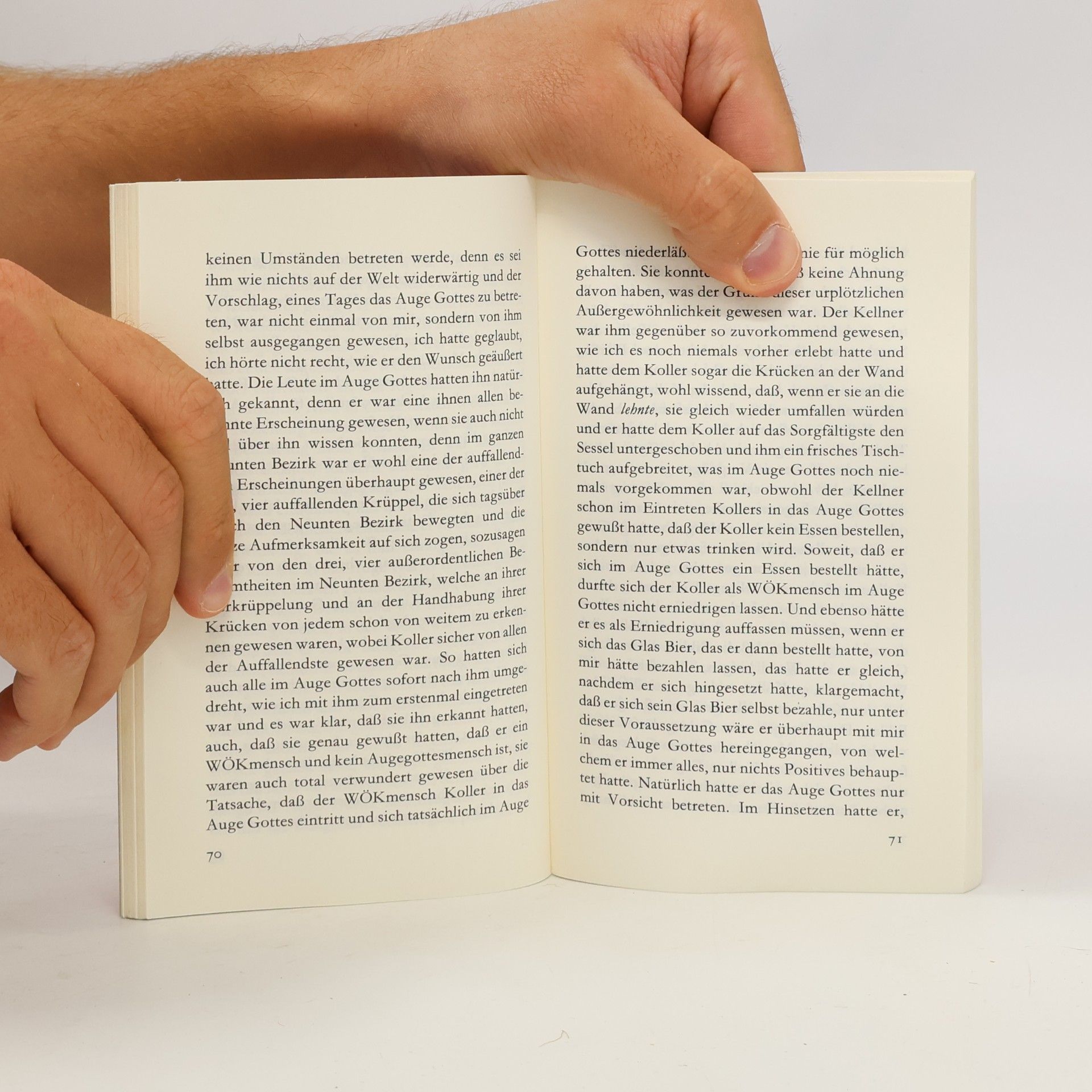 Thomas Bernhard Die Billigesser