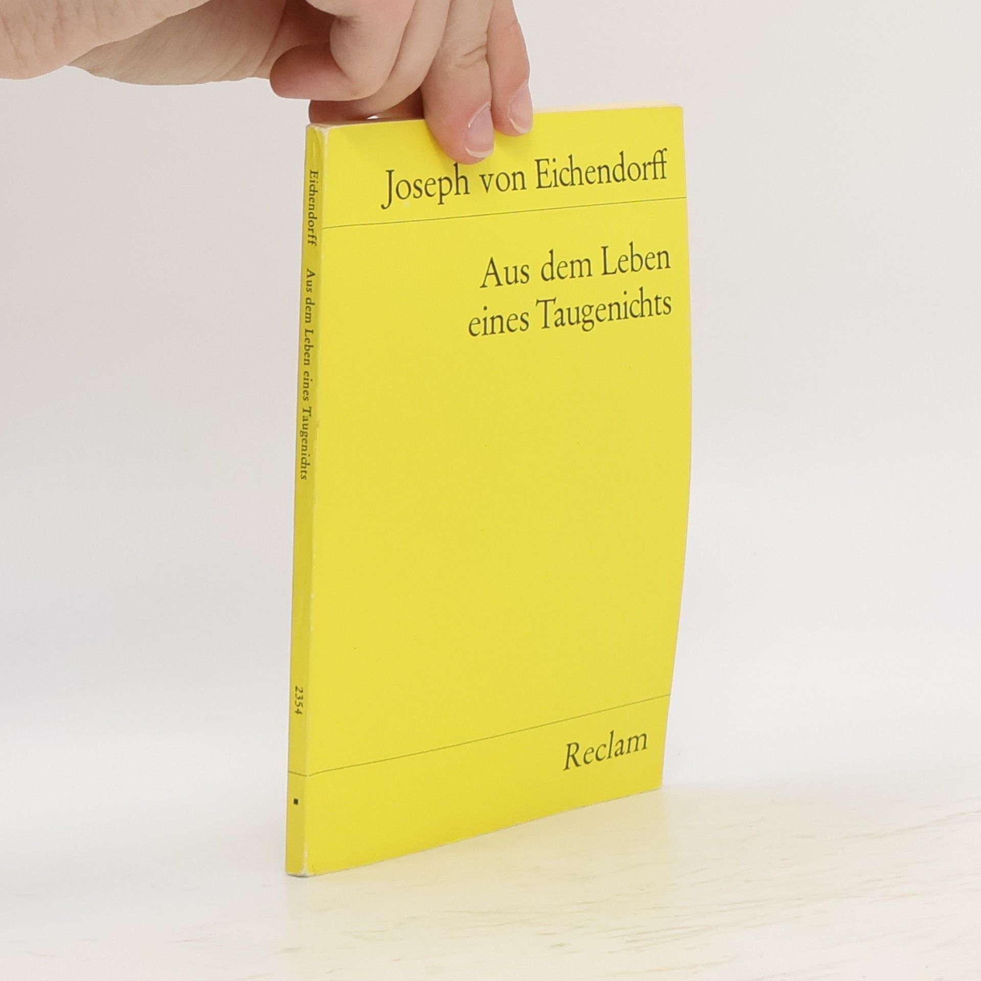 Joseph von Eichendorff Aus dem Leben eines Taugenichts