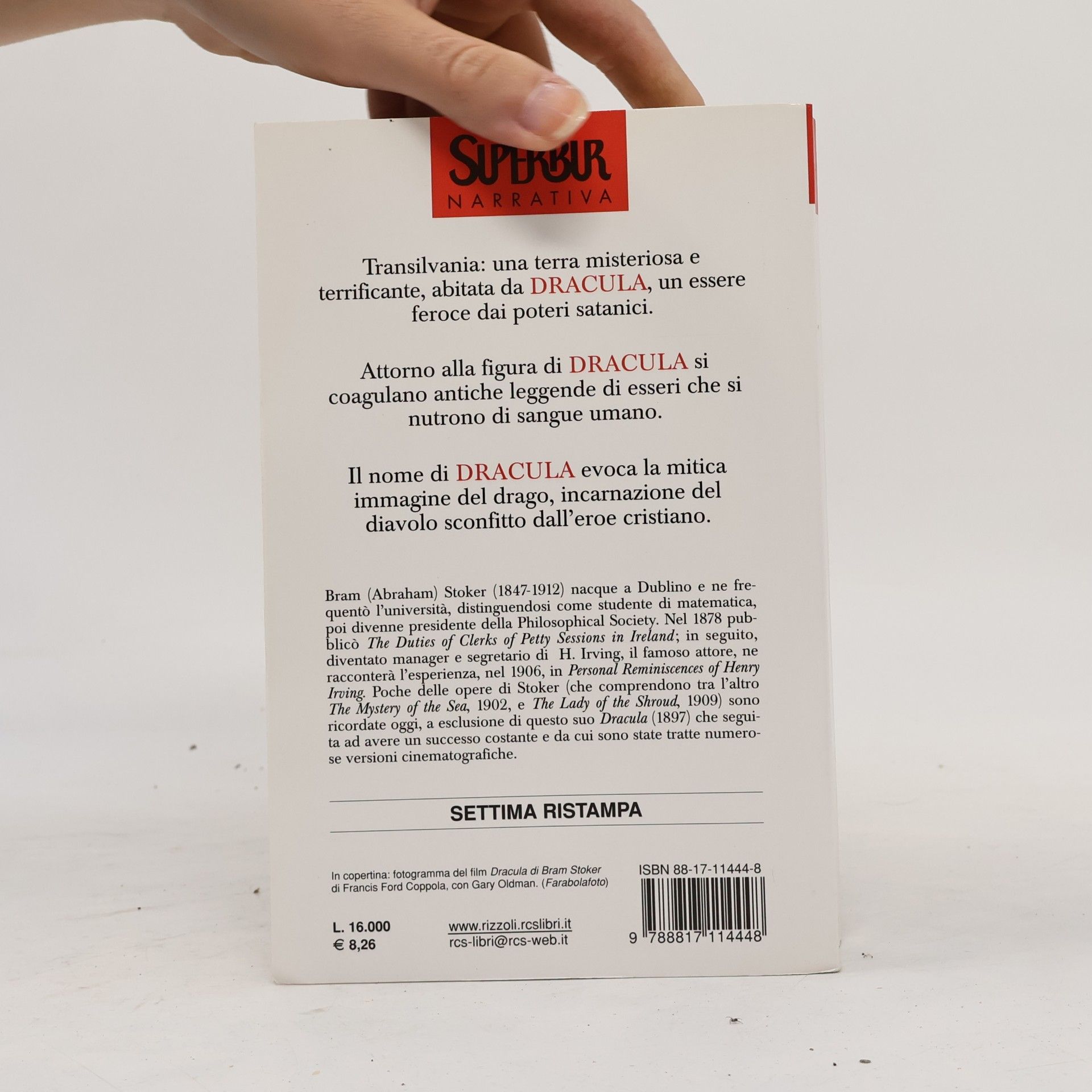 Bram Stoker Narrativa: Dracula