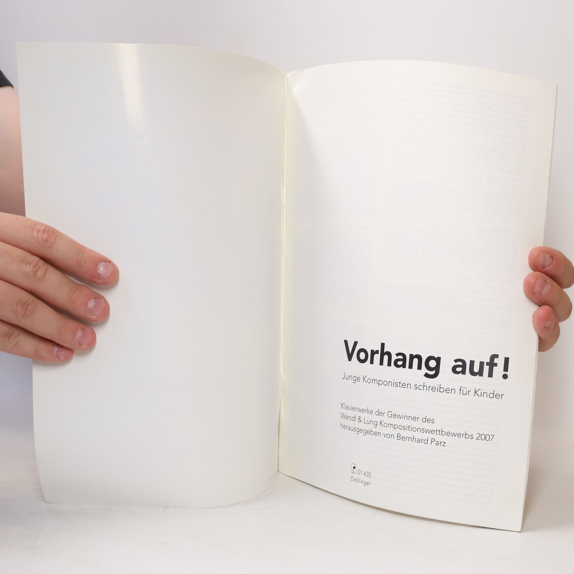 Bernhard Parz Vorhang auf!