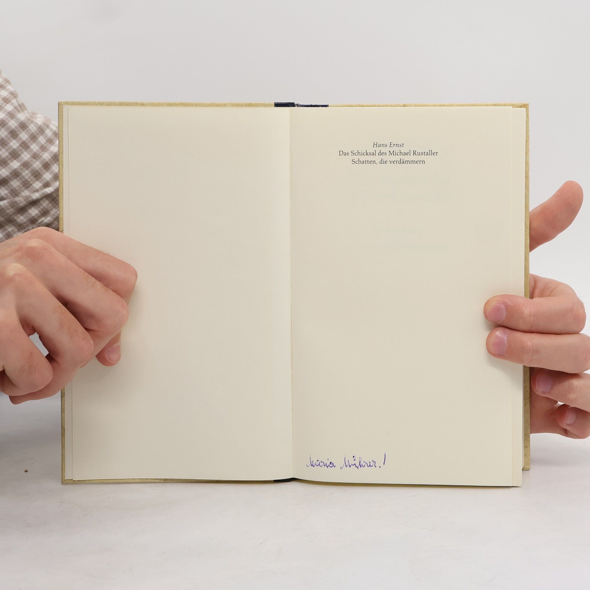 Hans Ernst Das Schicksal des Michael Rustaller