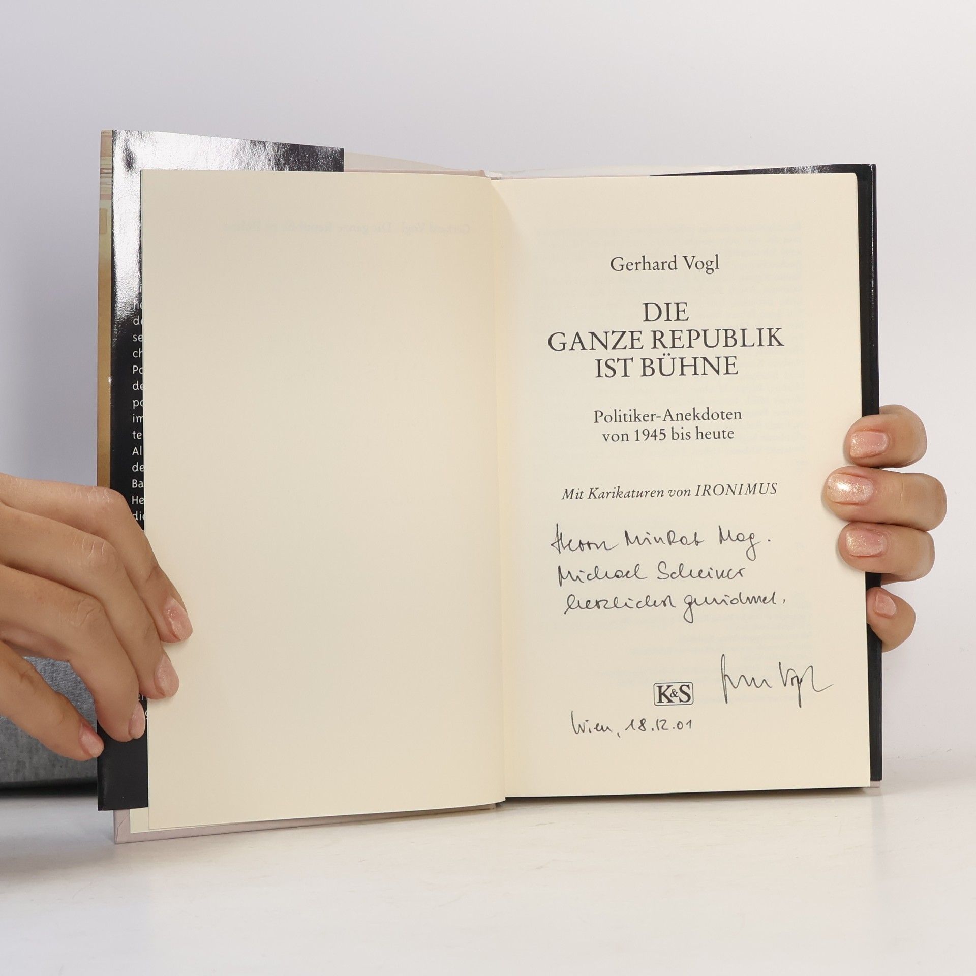 Gerhard Vogl Die ganze Republik ist Bühne
