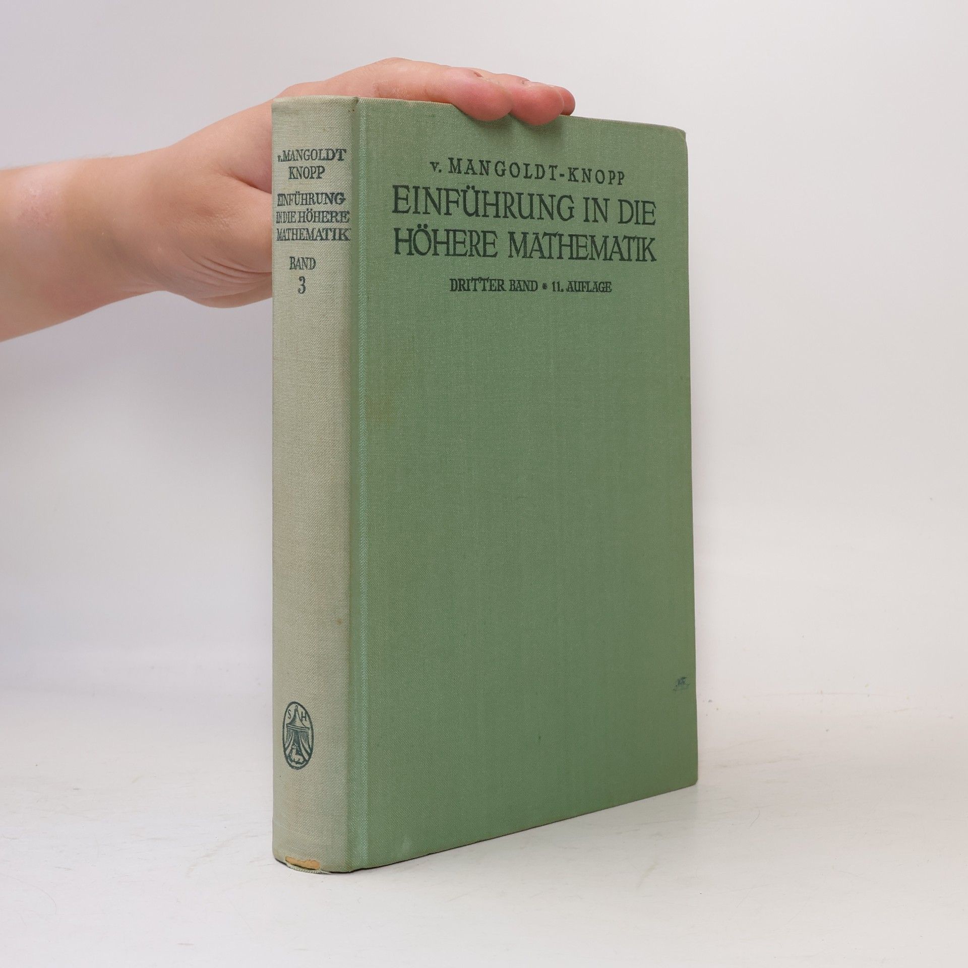 Konrad Knopp Einführung in die Höhere Mathematik 3