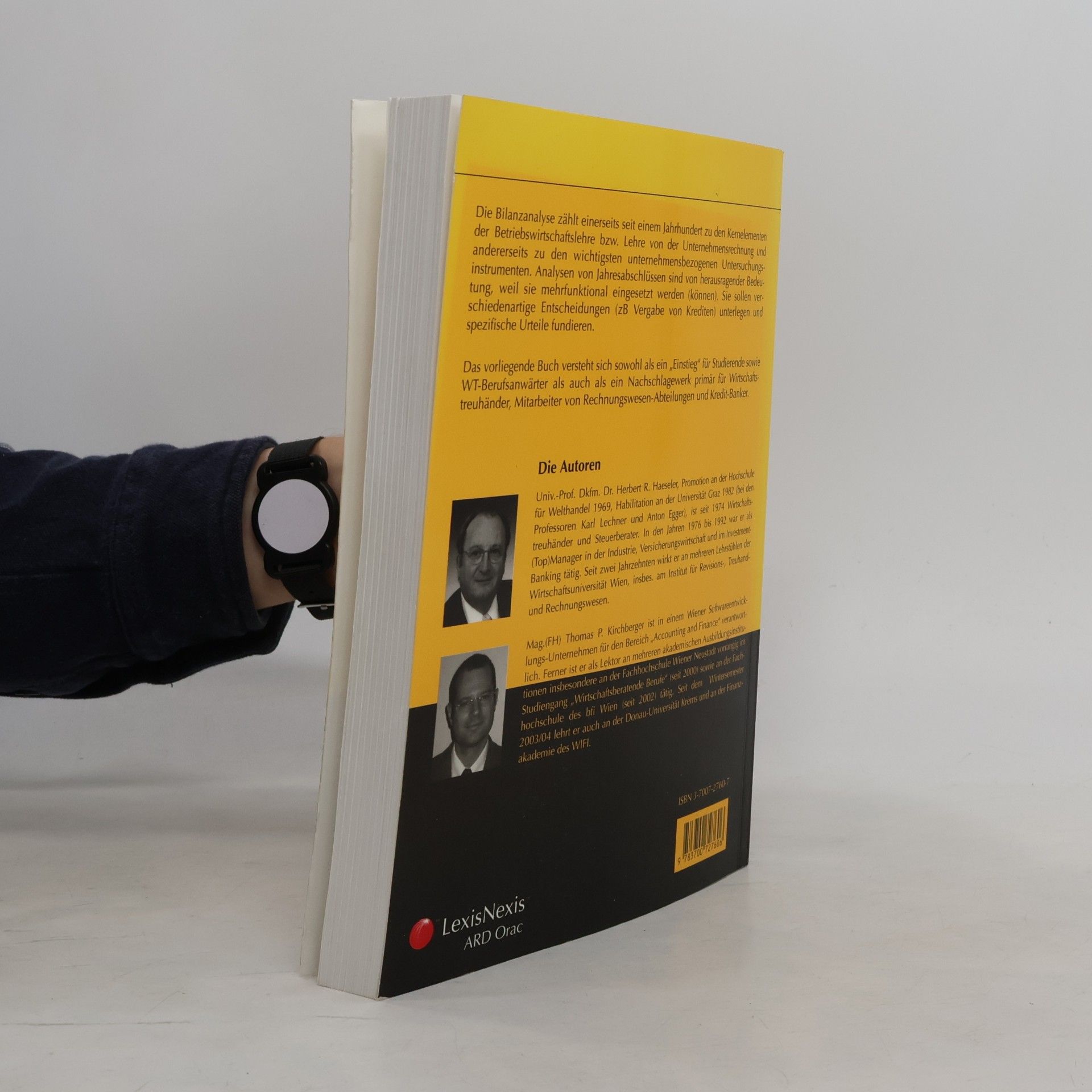 Herbert R. Haeseler Orac Wirtschaftspraxis: Bilanzanalyse