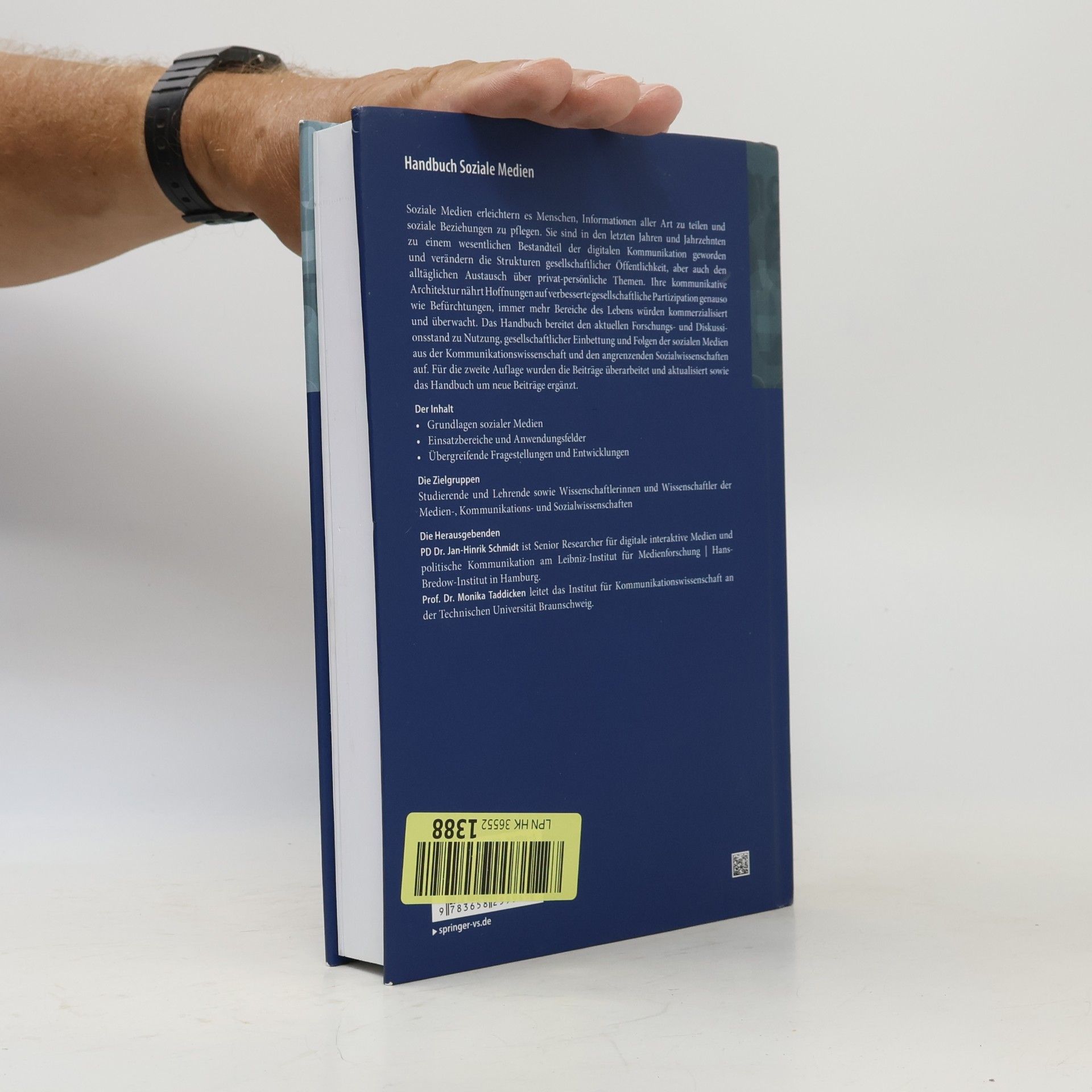 Jan Schmidt Handbuch soziale Medien