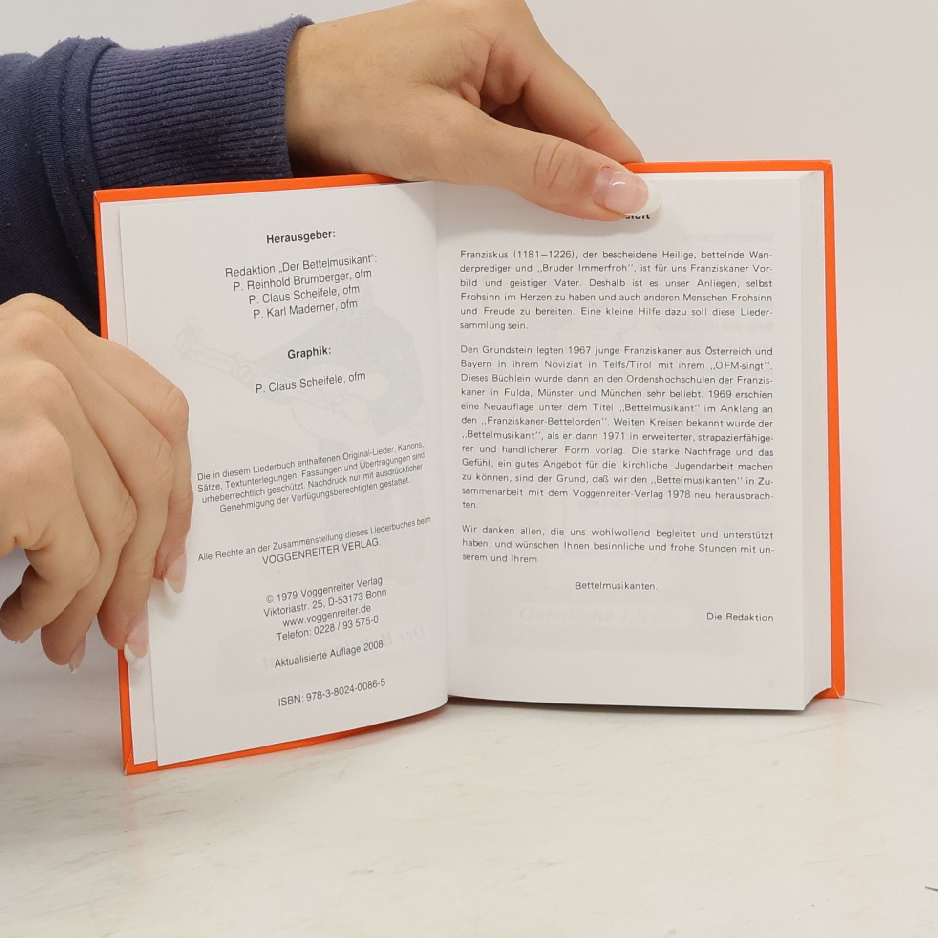 Reinhold Brumberger Der Bettelmusikant. Liederbuch von Franziskanermönchen verfasst