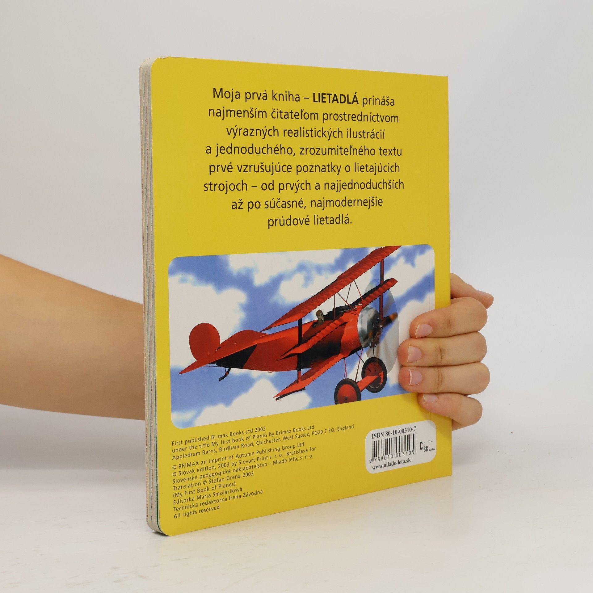 Kolektiv autorů Moja prvá kniha lietadlá