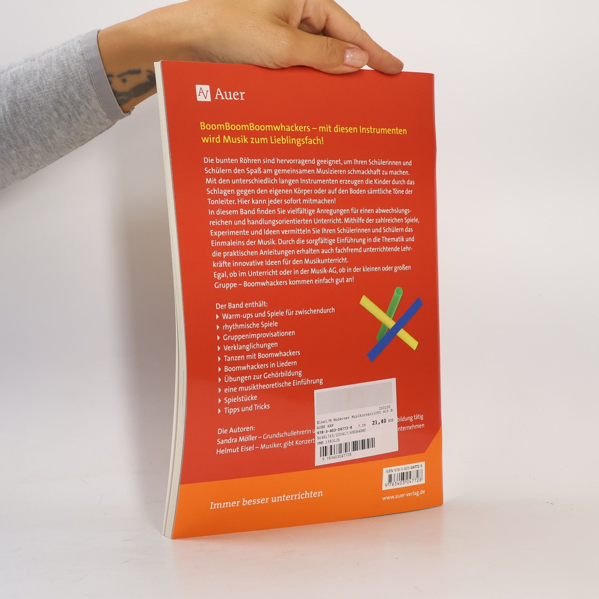 Sandra Möller Moderner Musikunterricht mit Boomwhackers