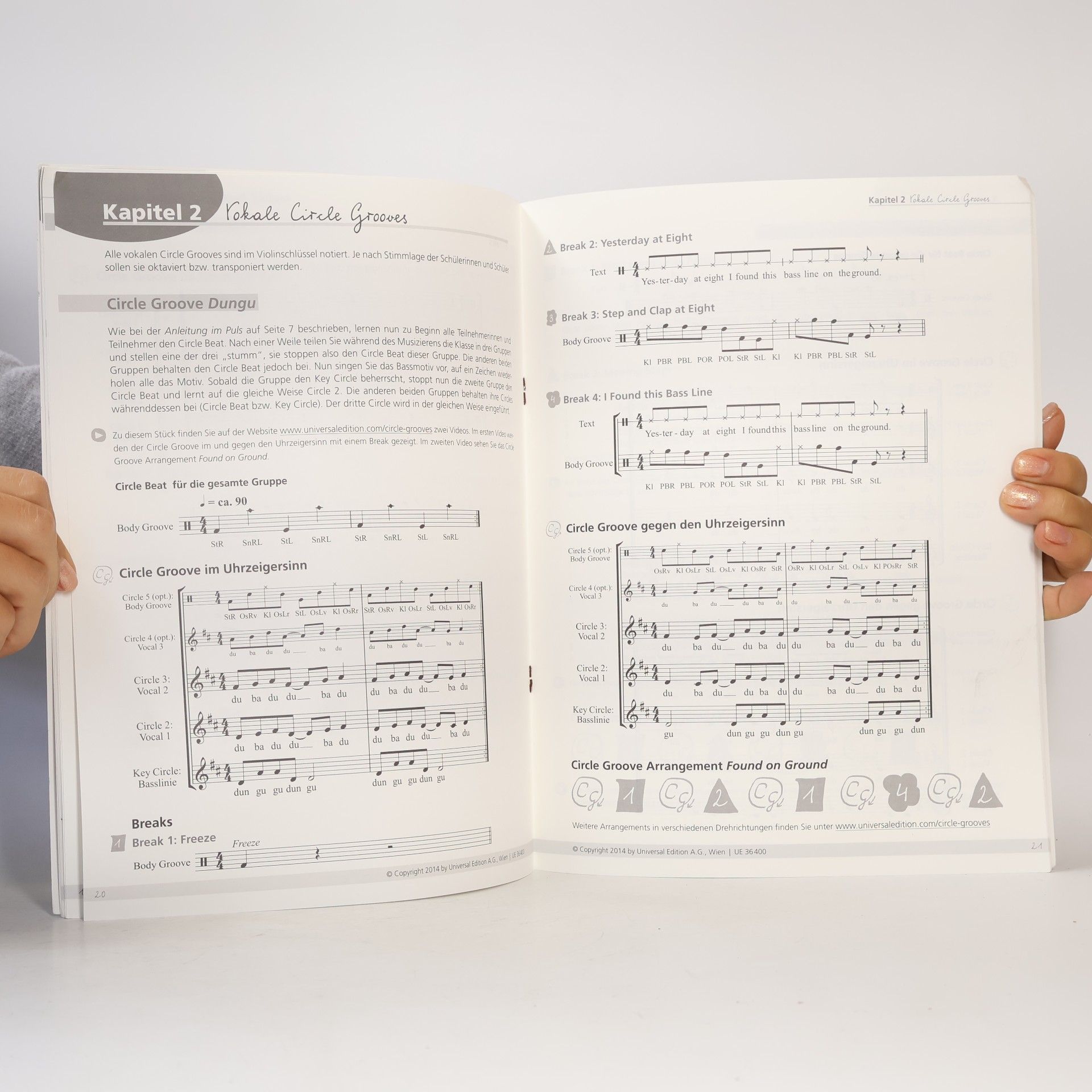 Circle Grooves 1: Der einfache Weg zum lebendigen Klassenmusizieren. Band 1. für das Klassenmusizieren.