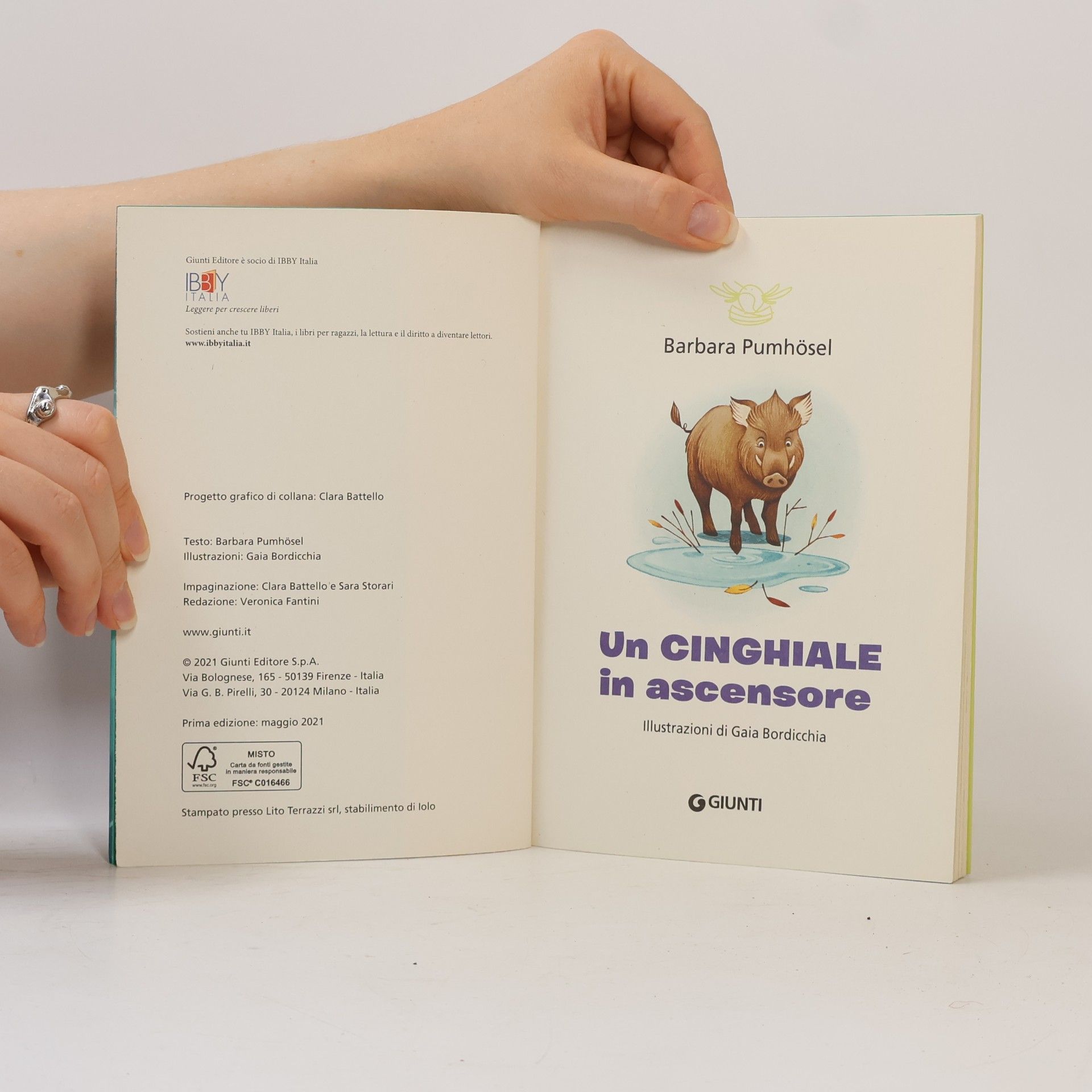 Barbara Pumhösel Colibrì: Un cinghiale in ascensore
