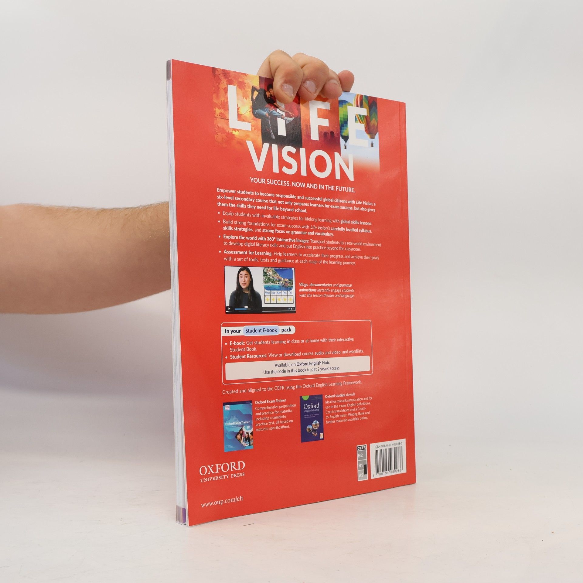 Jane Hudson Life vision A2/B. Maturita Student Book