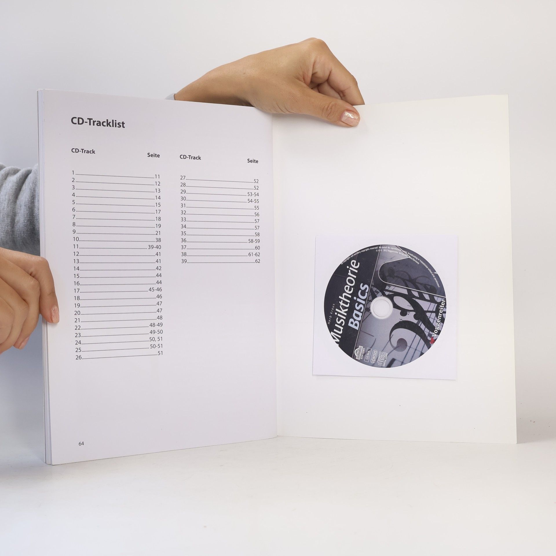 Herbert Krauß Musiktheorie Basics, m. Audio-CD