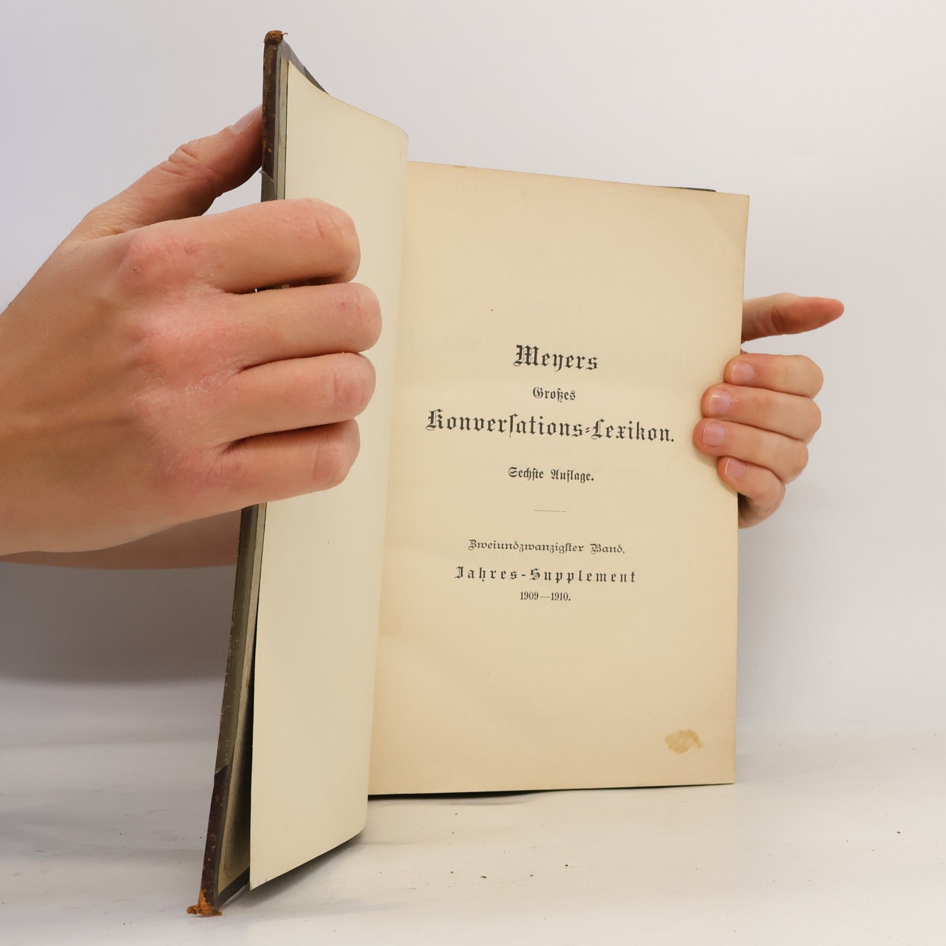 Kolektív autorov Meyers Großes Konversations-Lexikon 22 (Jahres-Supplement 1909-1910)