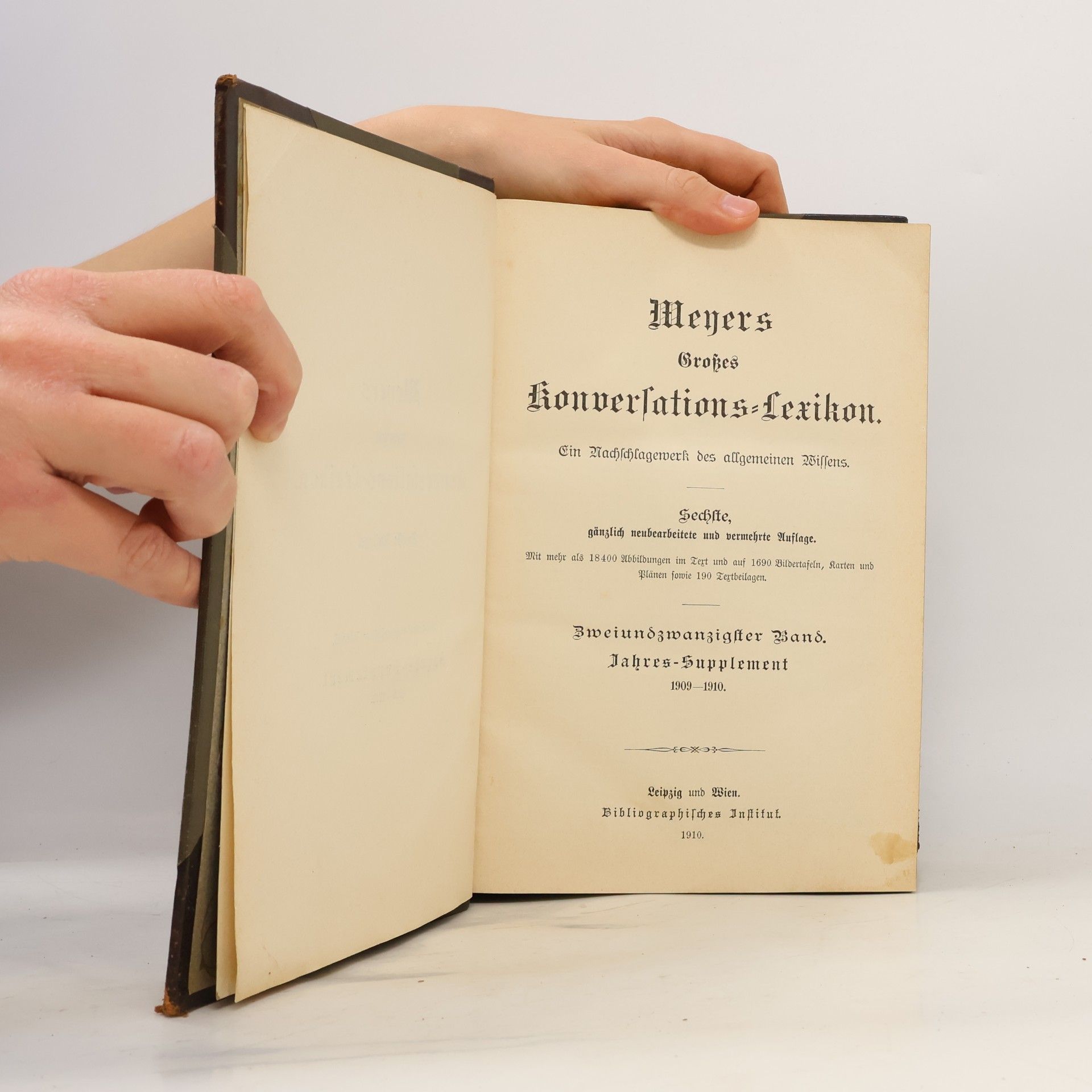 Kolektív autorov Meyers Großes Konversations-Lexikon 22 (Jahres-Supplement 1909-1910)