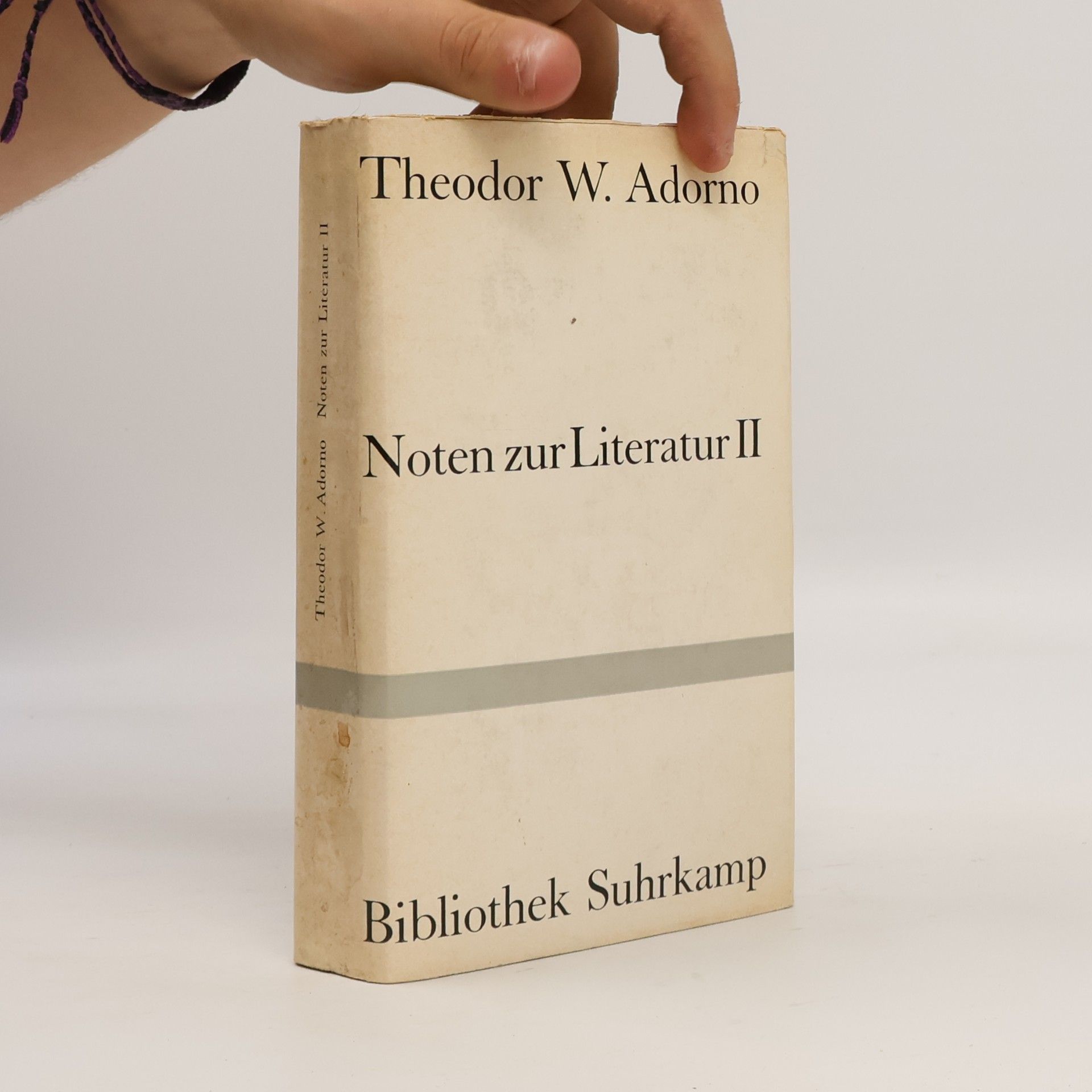 Theodor W. Adorno Noten zur Literatur II.
