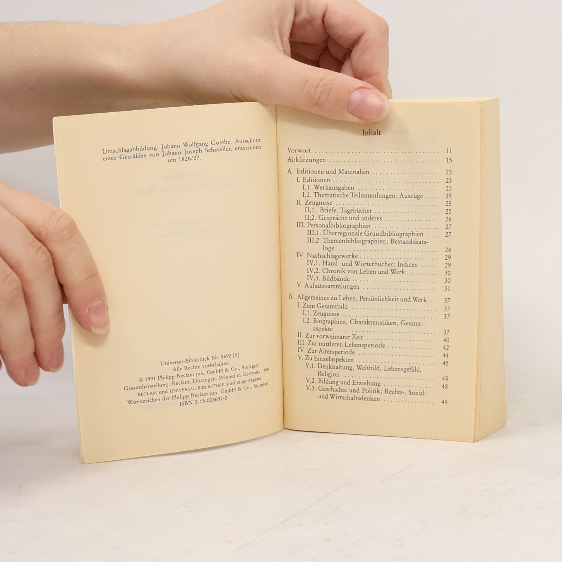 Helmut G. Hermann Goethe-Bibliographie