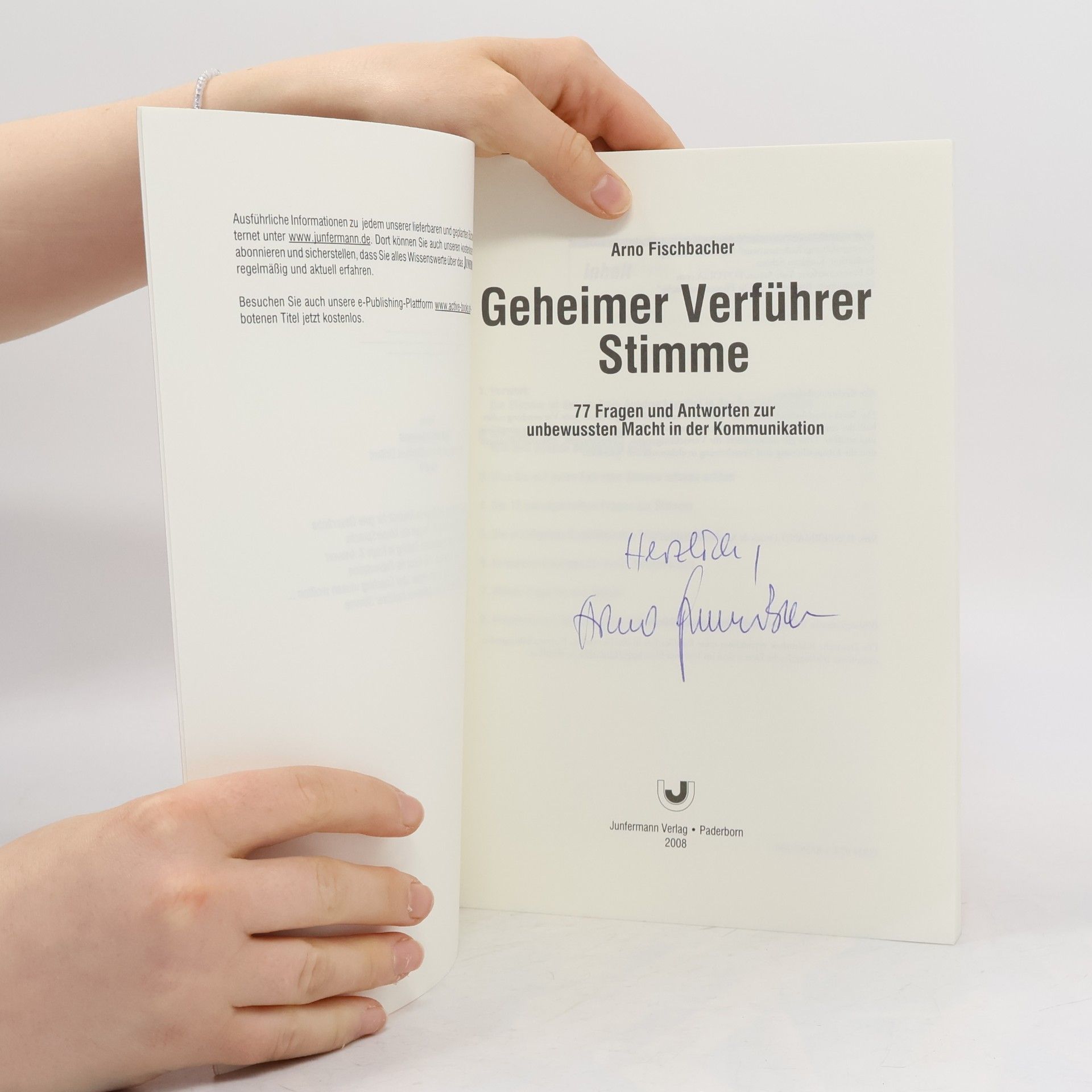 Arno Fischbacher Geheimer Verführer Stimme