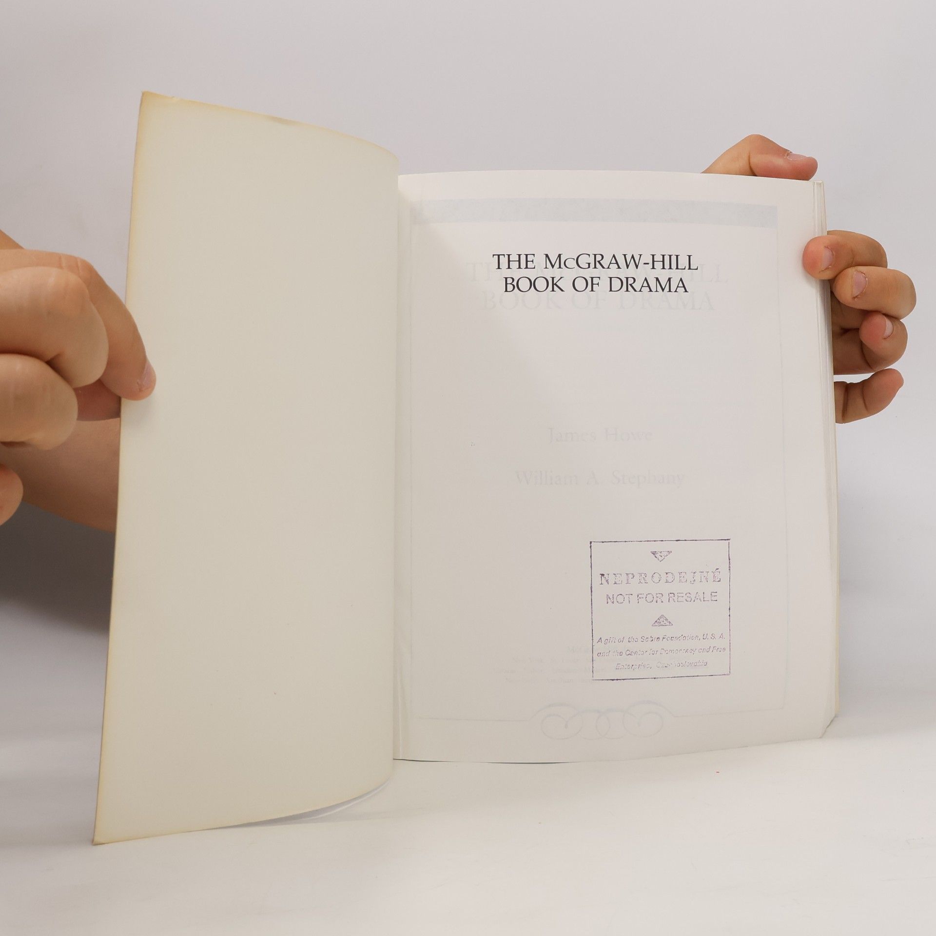 James Howe The McGraw-Hill Book of Drama