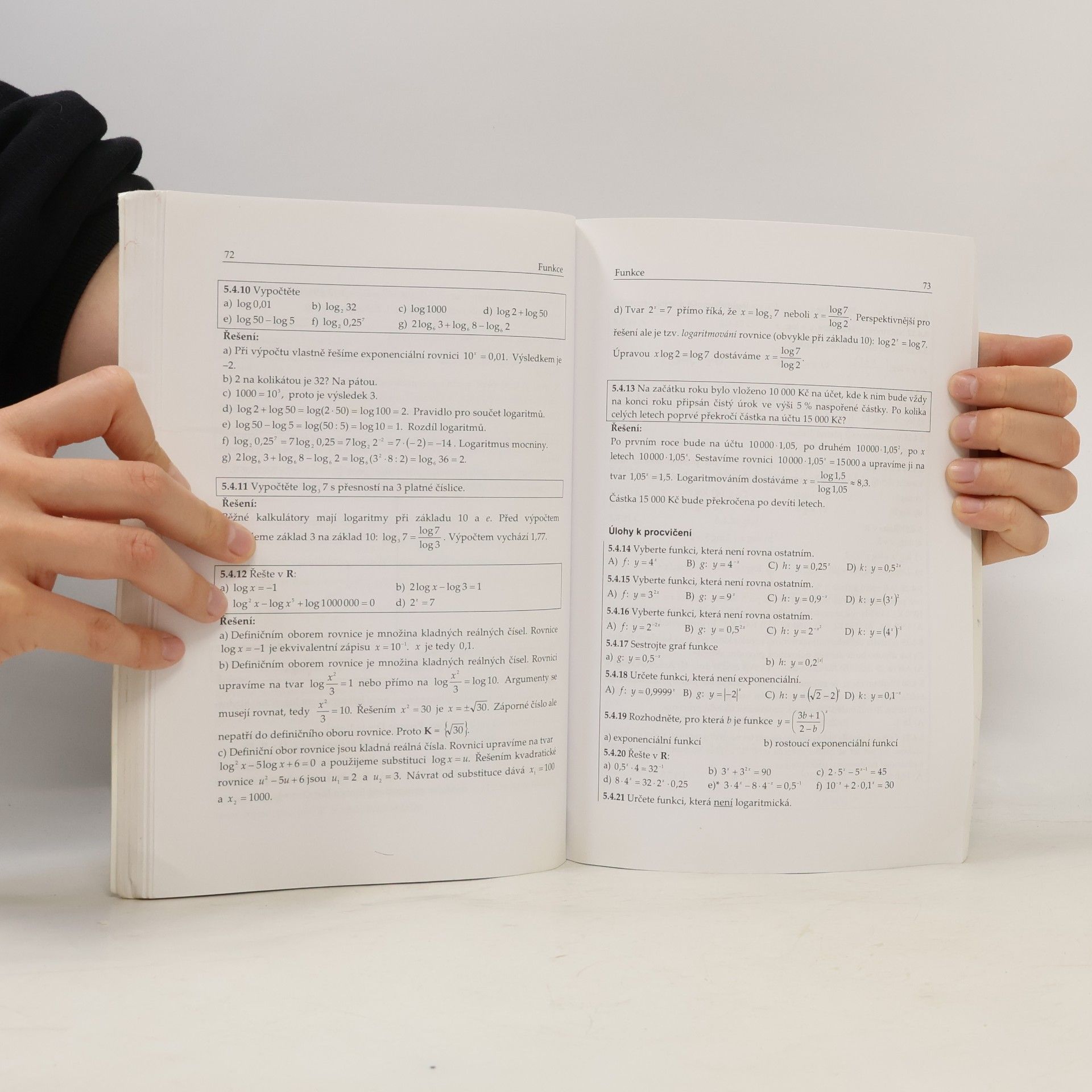 Miroslav Hruška Státní maturita z matematiky v testových úlohách včetně řešení